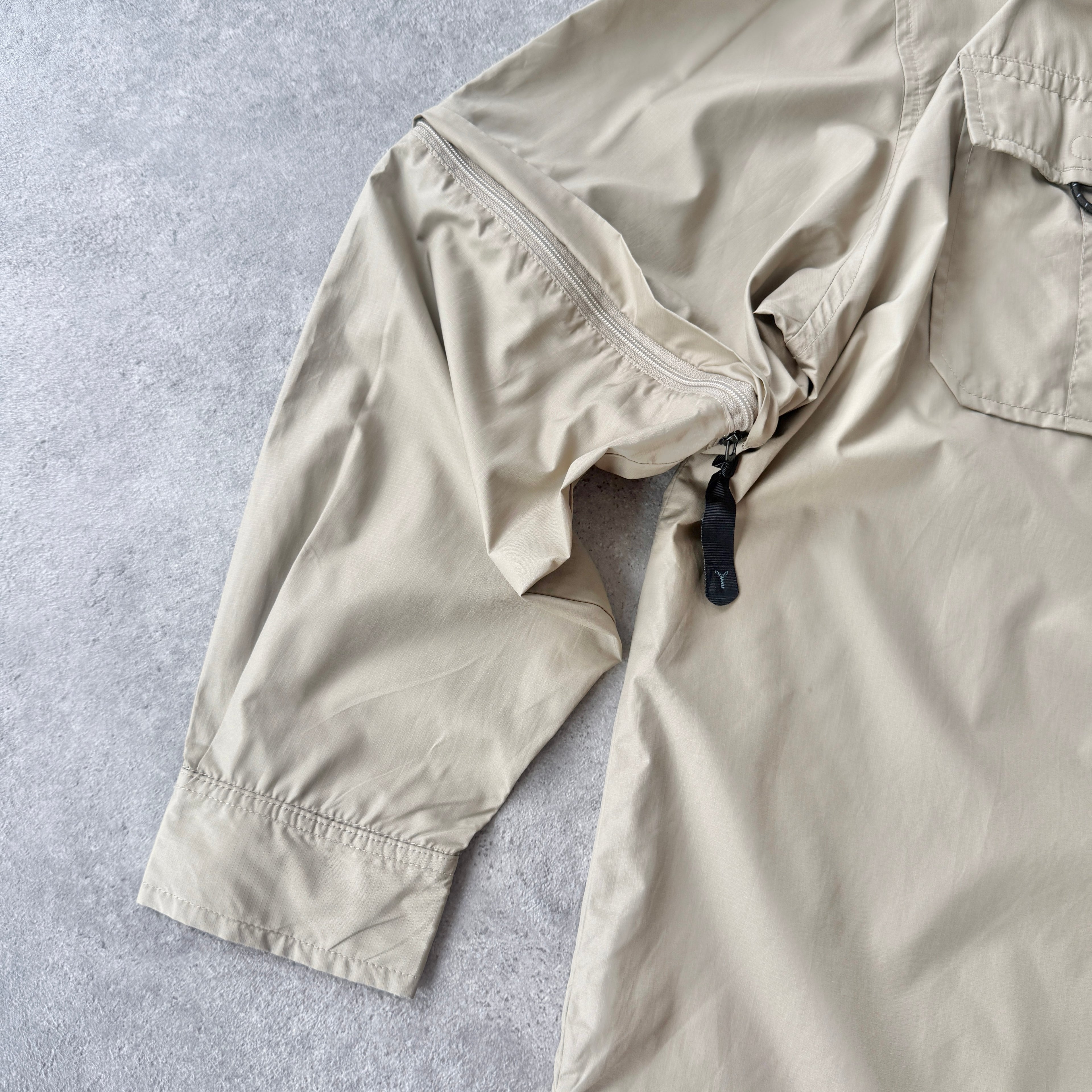 Nike ACG 2000s lightweight nylon convertible technical combat cargo shirt (XL)