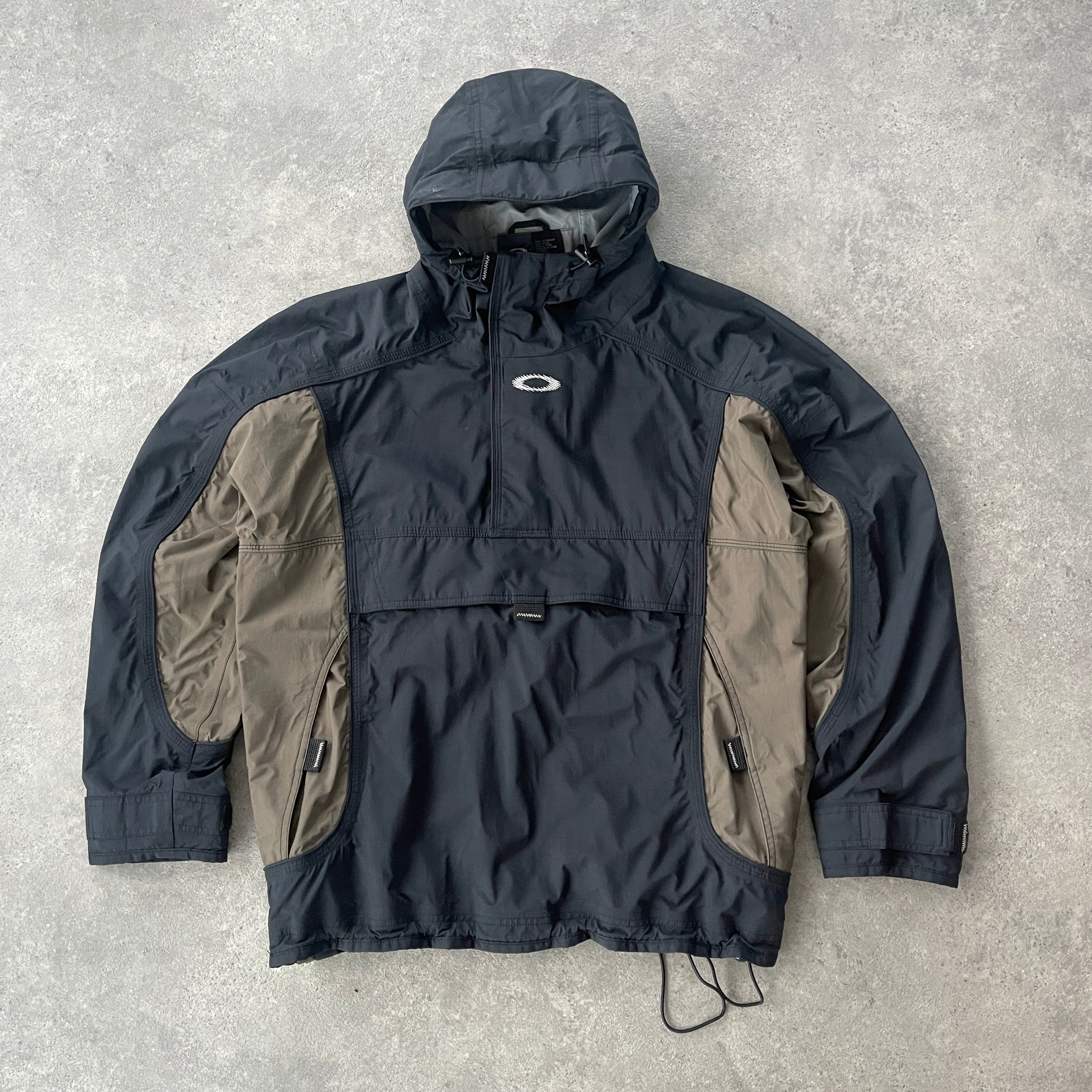 Oakley Software RARE 2000s technical 1/4 zip shell jacket (S)