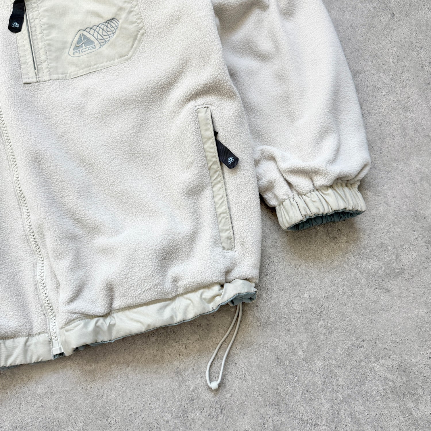 Nike ACG RARE 2000s reversible heavyweight Storm Clad fleece jacket (XL)