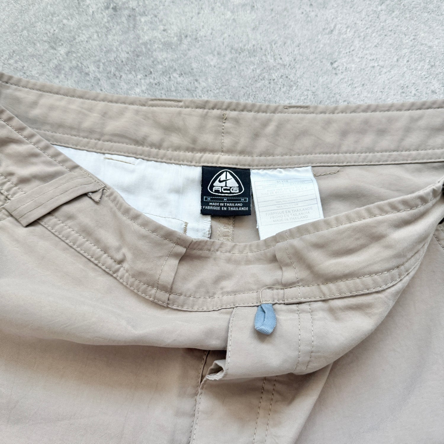 Nike ACG 2000s technical comvertible cargo trousers (M)