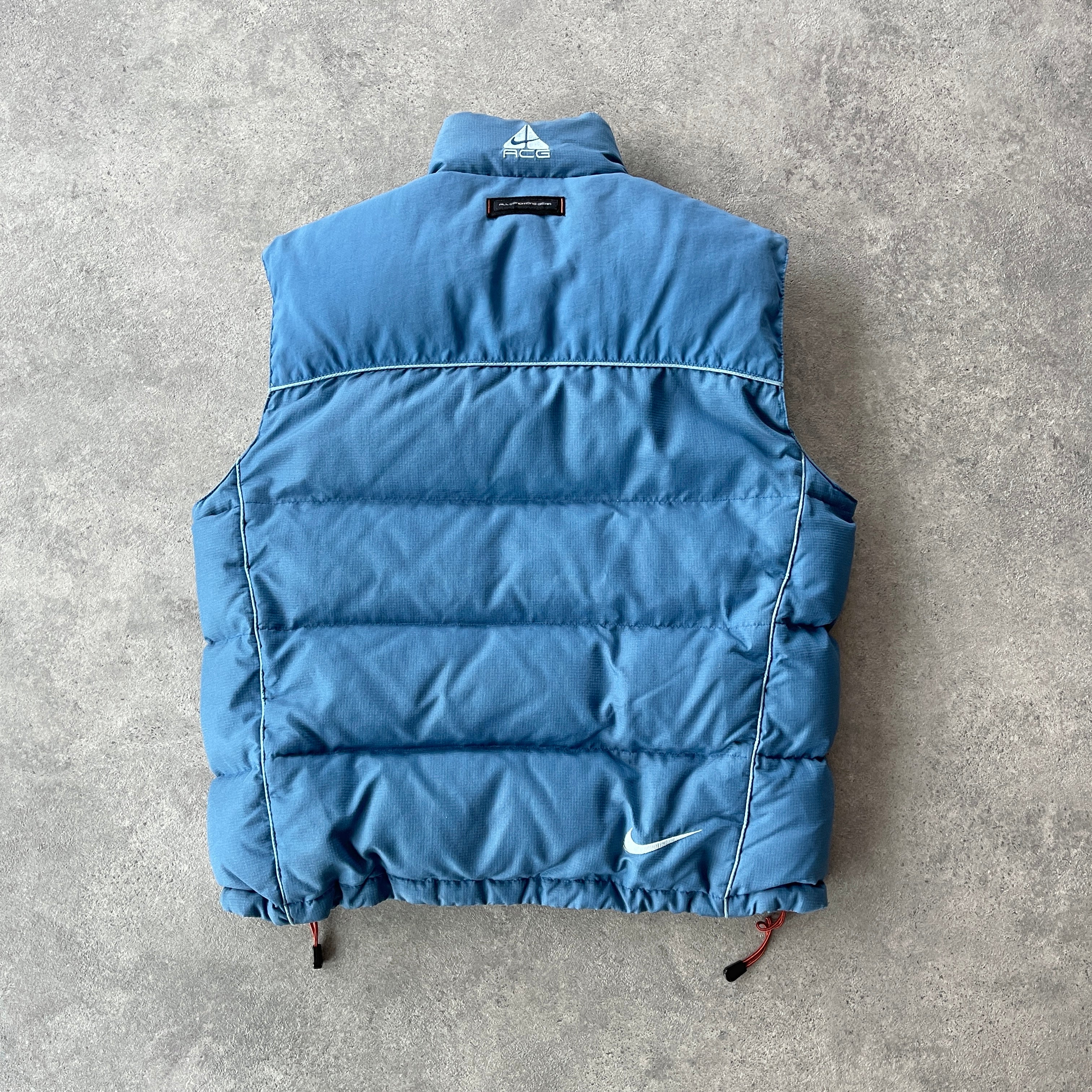 Nike ACG 1990s heavyweight down fill puffer gilet (M)