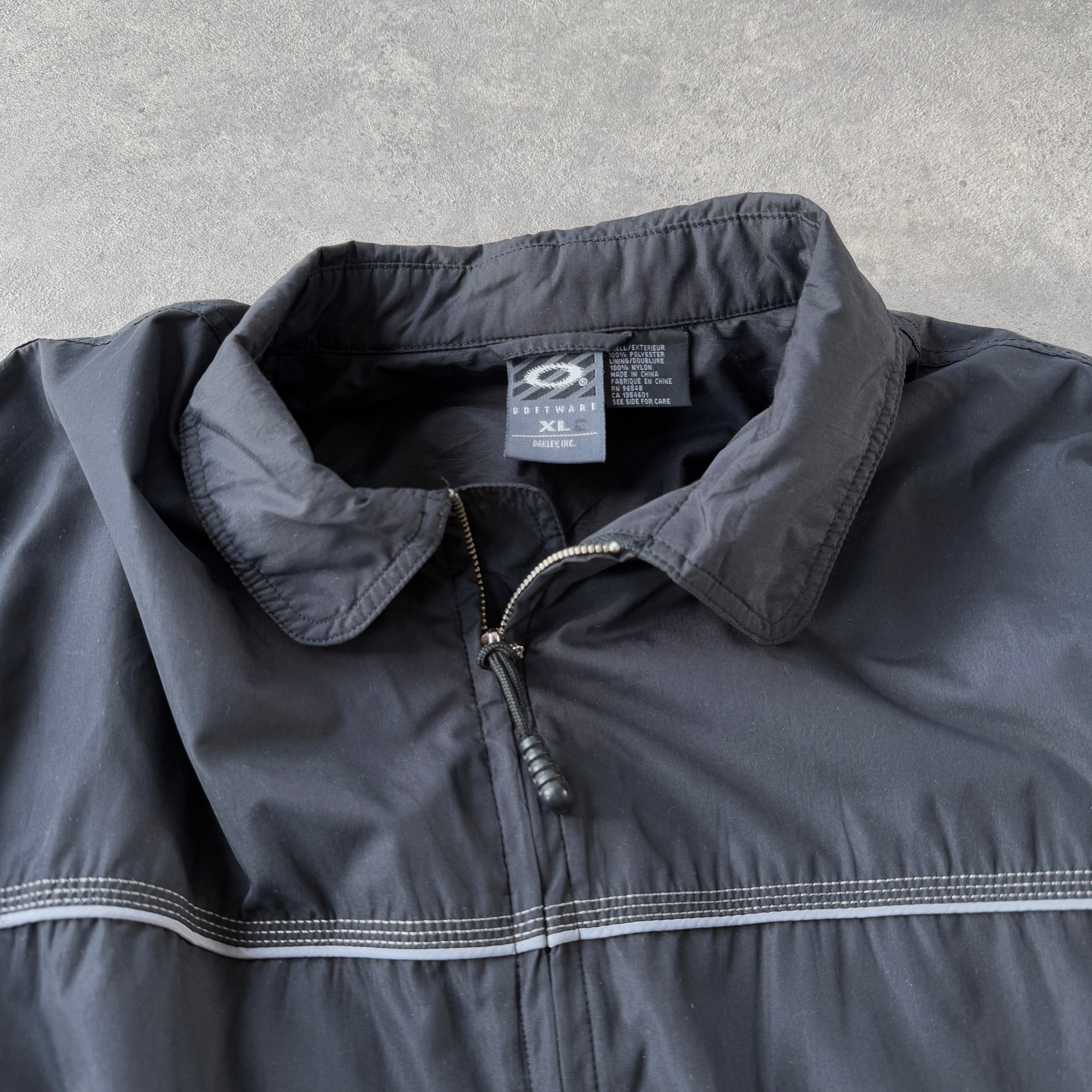 Oakley Software 2000s technical nylon Harrington jacket (XL)