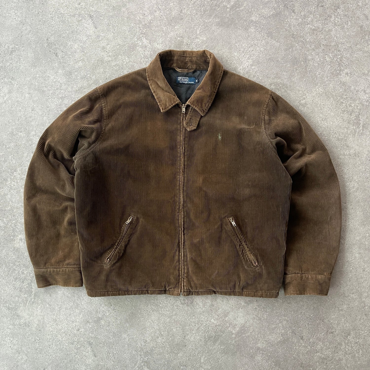 Ralph Lauren 1990s corduroy heavyweight Harrington jacket (XL)