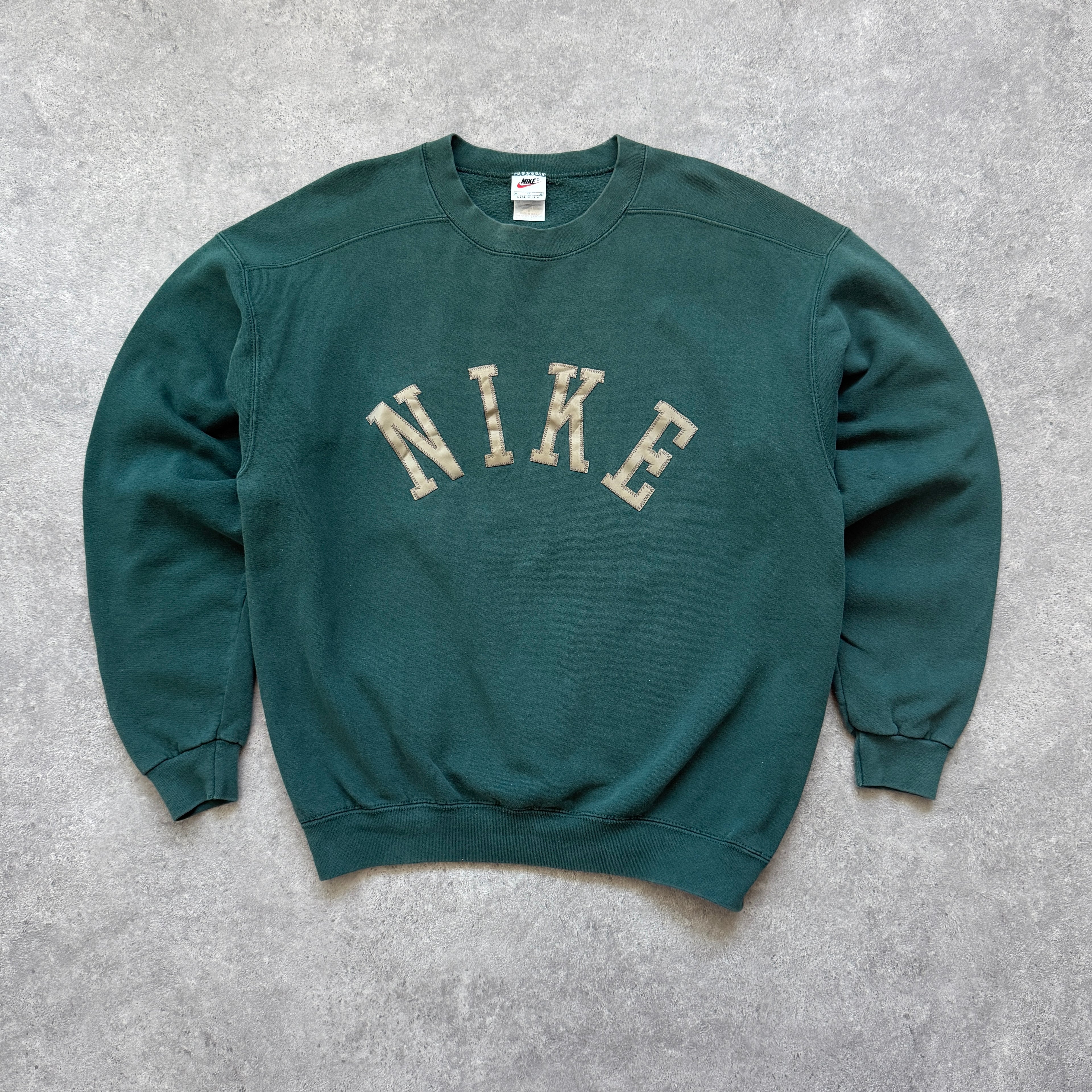 Nike RARE 1990s heavyweight spellout sweatshirt (M)