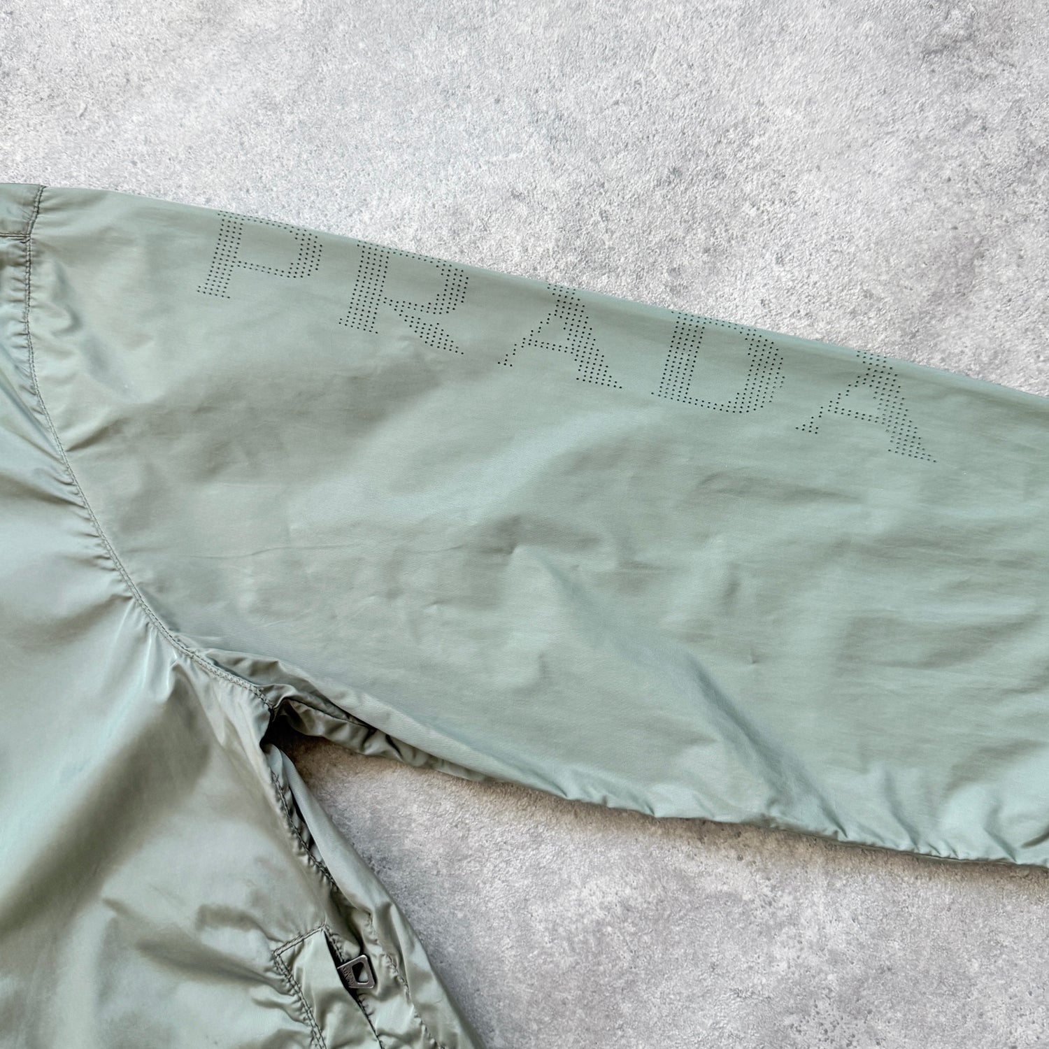 Prada Sport RARE 2000s technical lightweight spellout jacket (S)