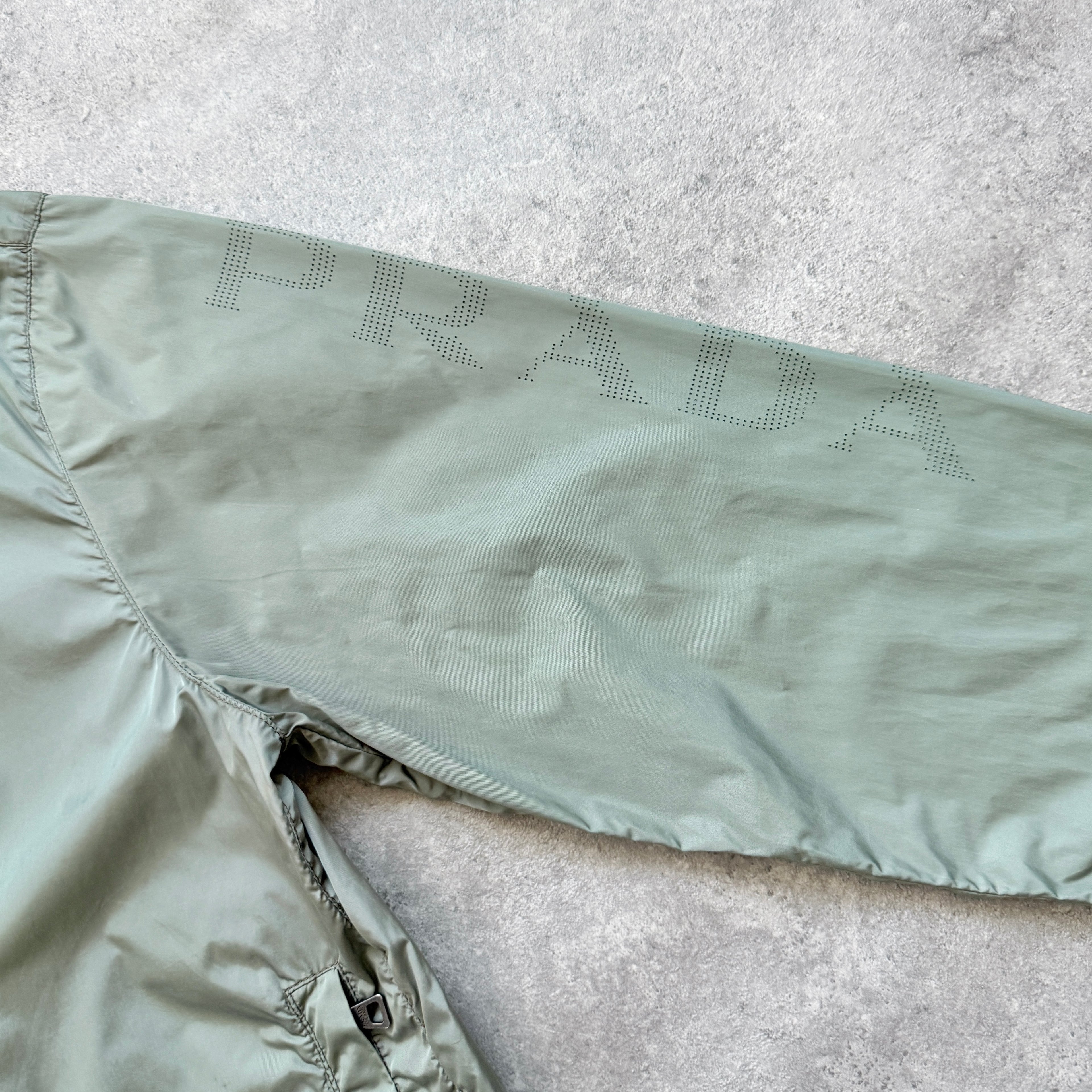 Prada Sport RARE 2000s technical lightweight spellout jacket (S)