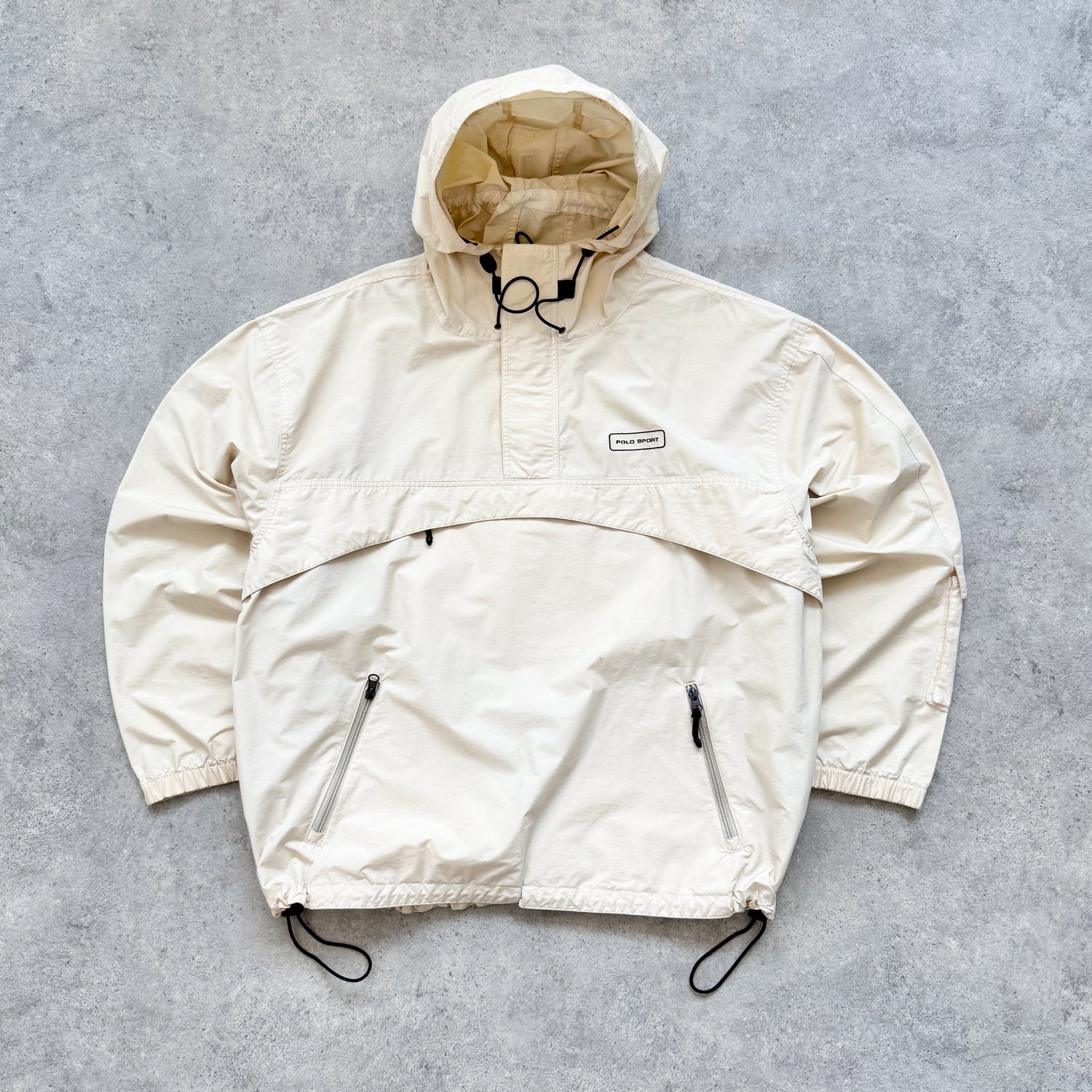 Polo Sport Ralph Lauren 1990s 1/4 zip technical shell jacket (XL)