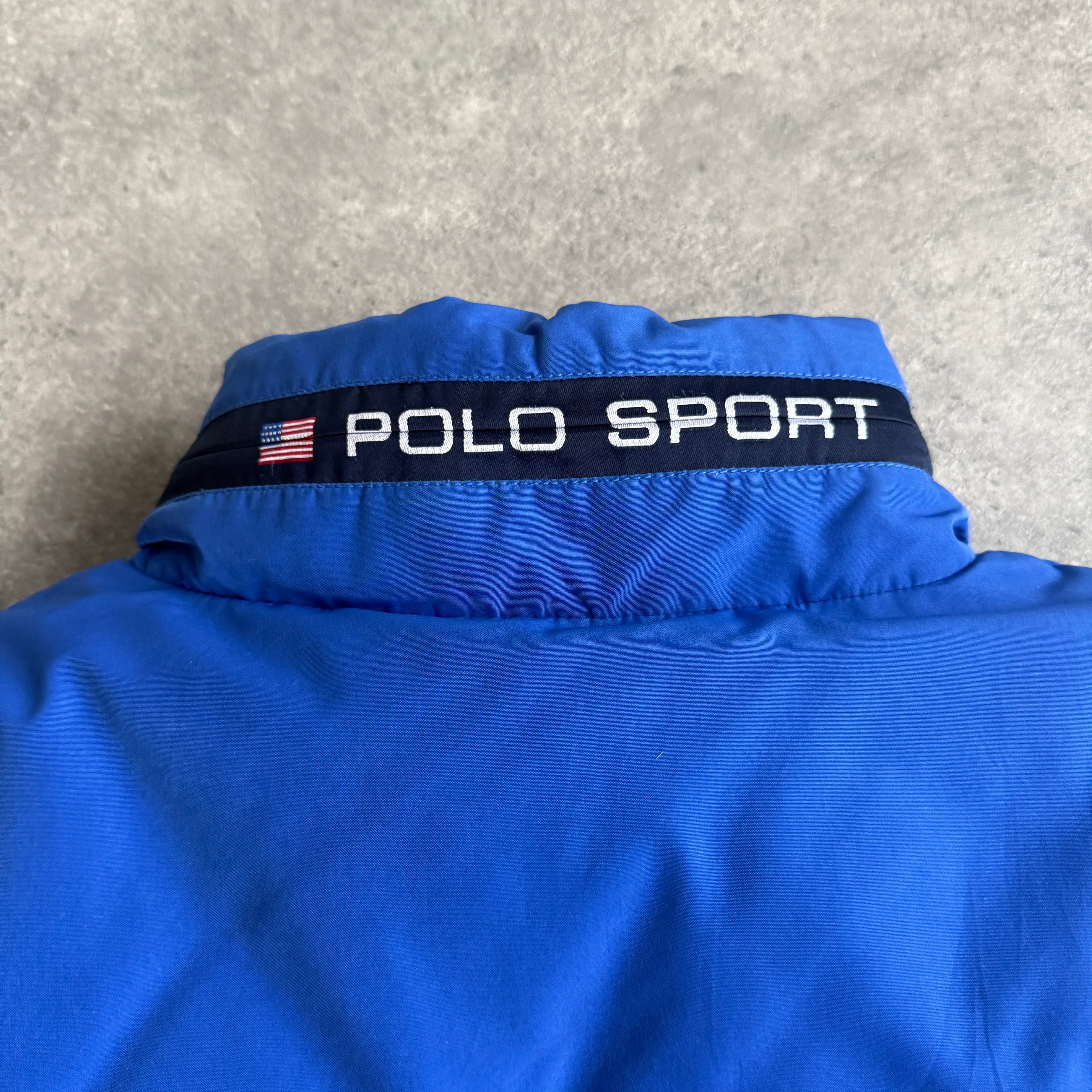 Polo Sport Ralph Lauren RARE 1990s fleece lined puffer jacket (XL)