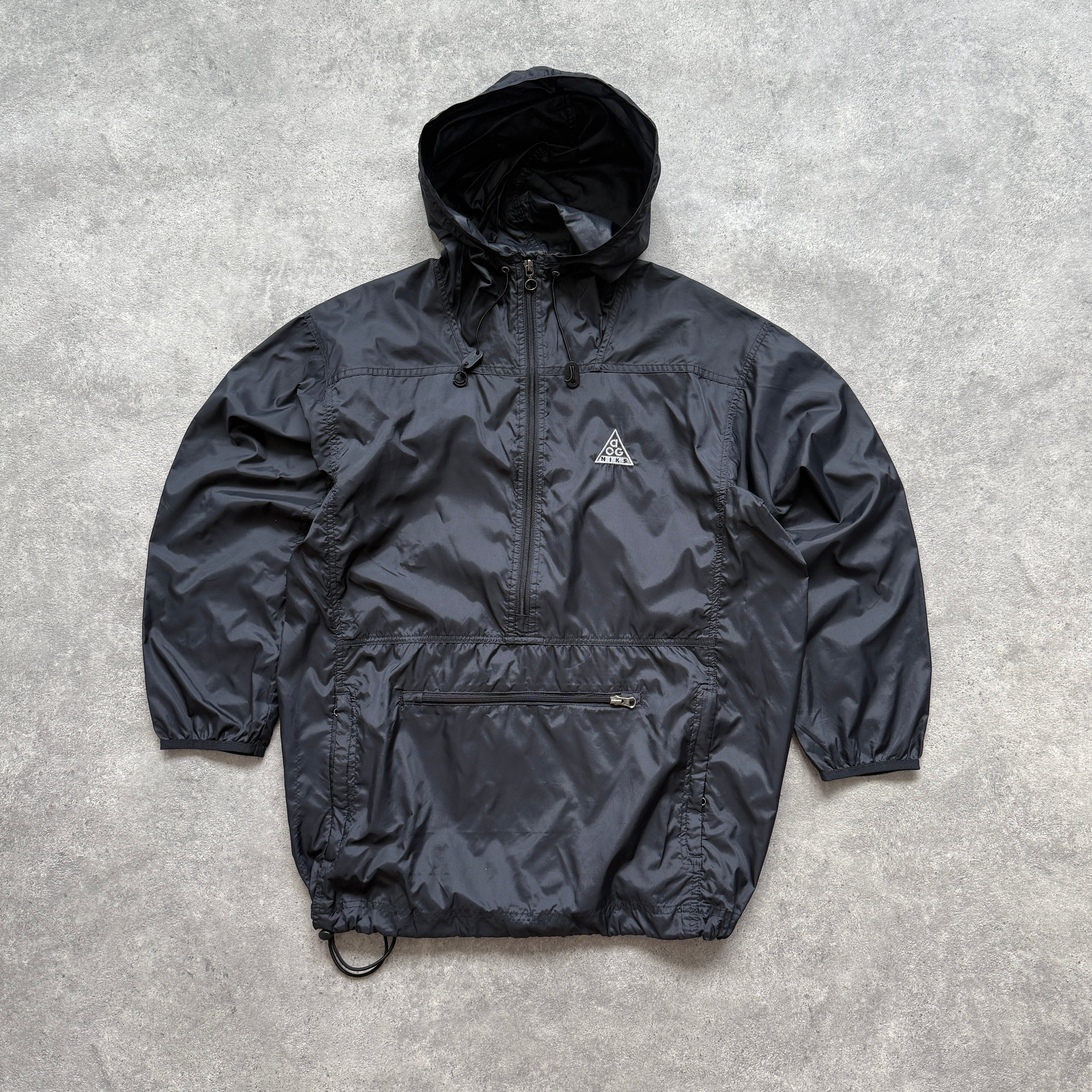 Nike ACG 1990s 1/4 zip technical lightweight shell jacket (M)