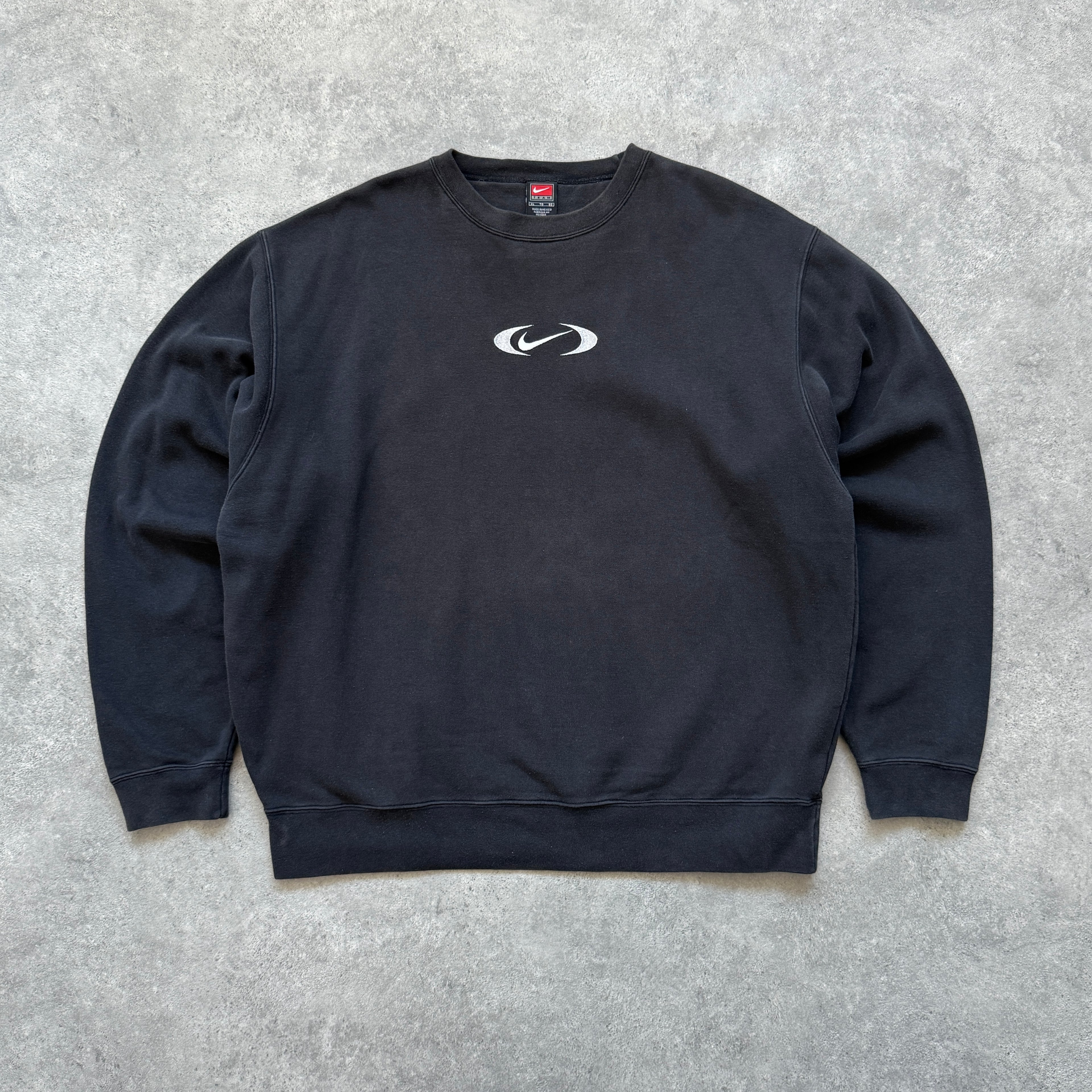 Nike 1990s heavyweight embroidered sweatshirt (XL)