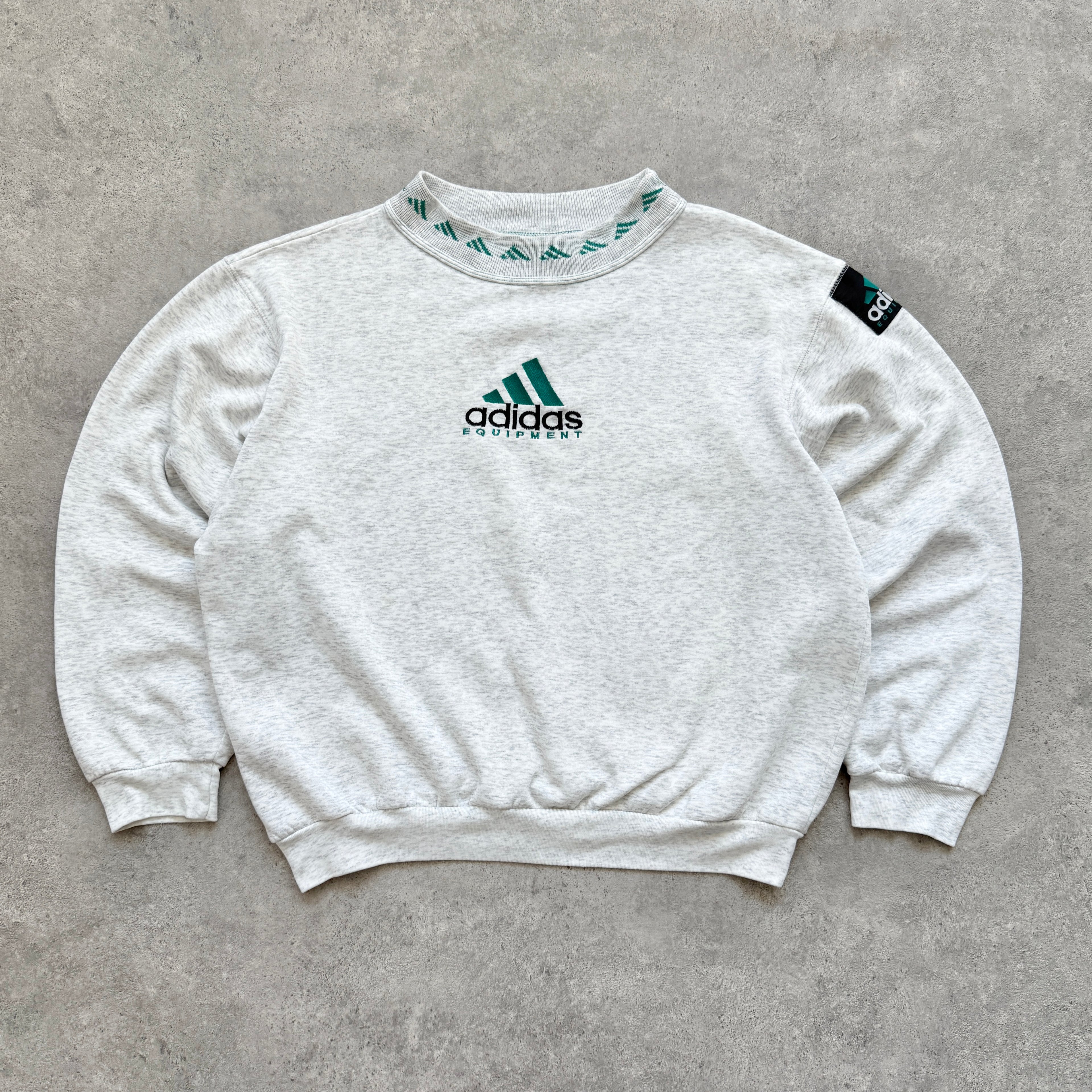 Adidas Equipment 1990s heavyweight embroidered sweatshirt (XL)