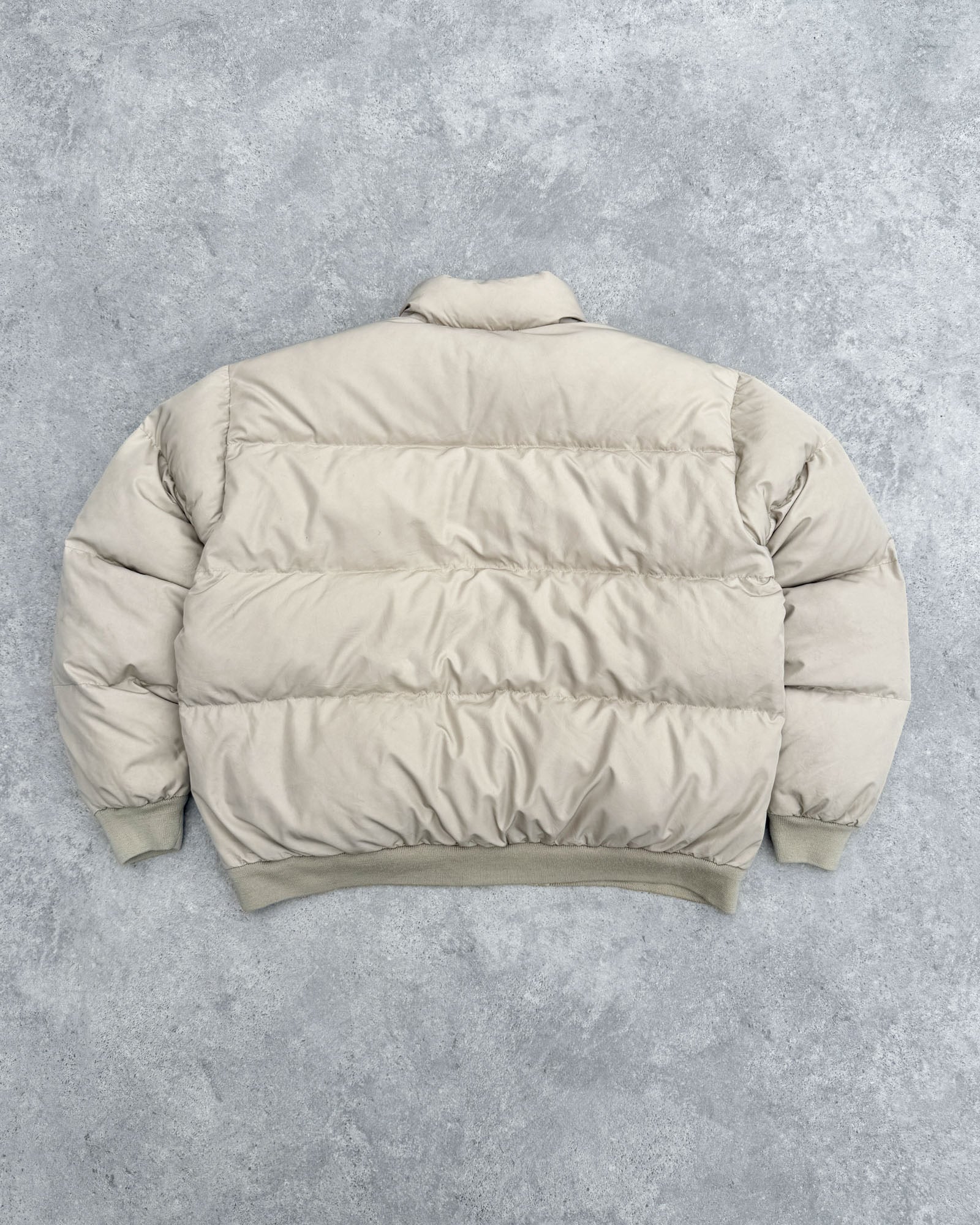 ralph lauren 1990s heavyweight down fill bomber puffer jacket (l)