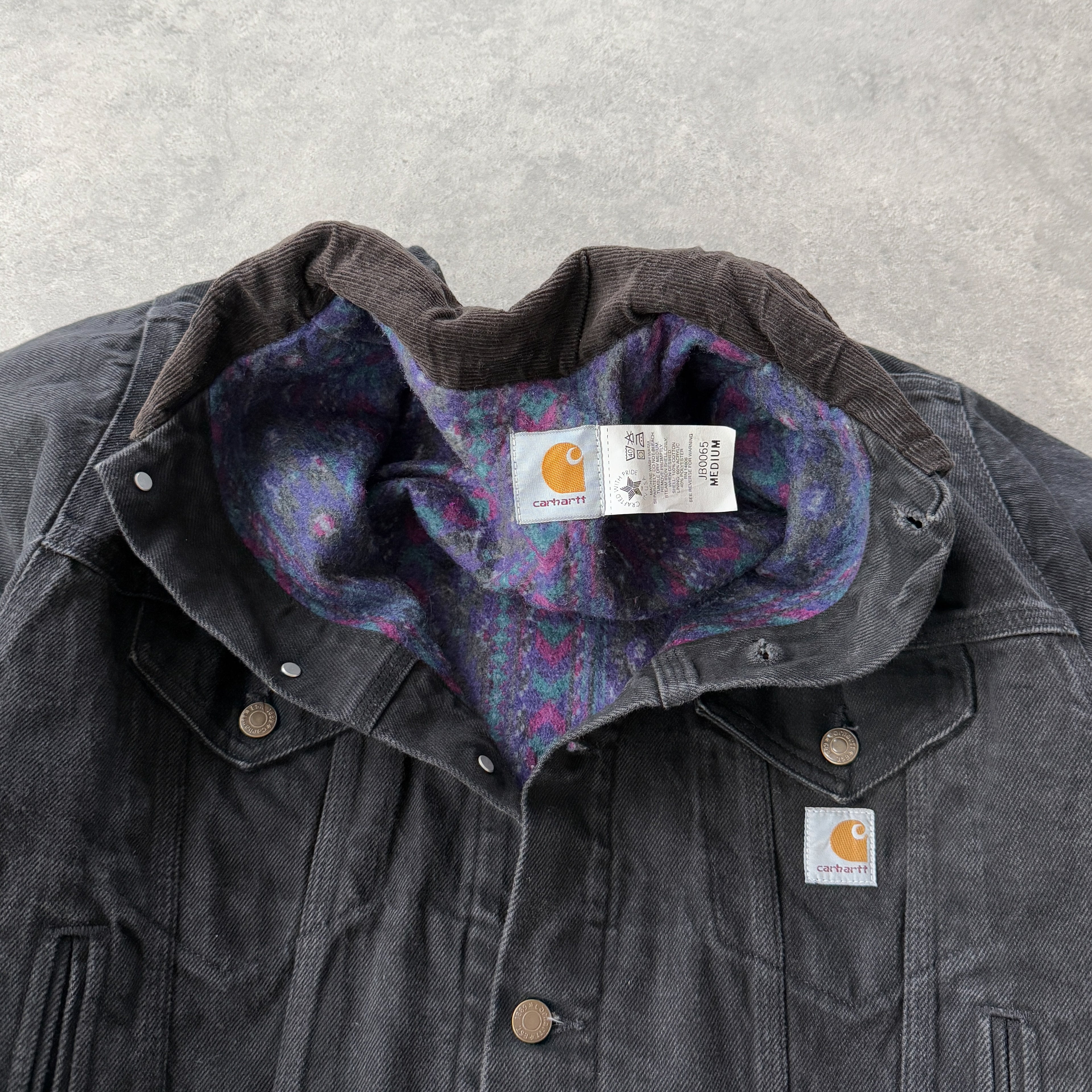 Carhartt RARE 1993 JB0065 heavyweight blanket lined Chore jacket (M)