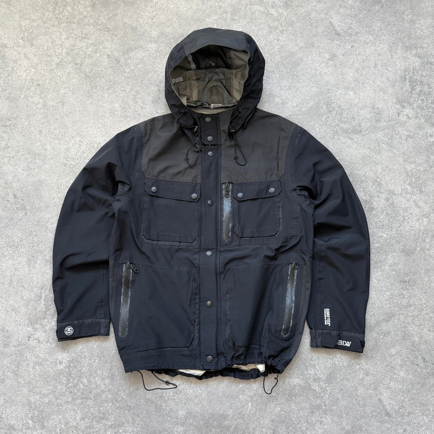 Stussy x 13DW 2010 Gore-tex technical shell jacket (L)