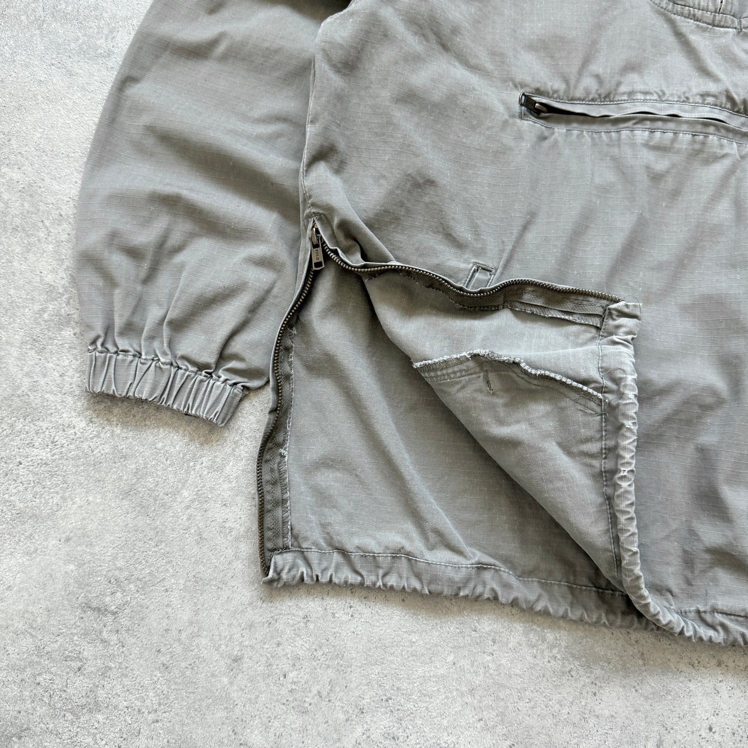 Ralph Lauren RARE 1990s 1/4 zip technical ripstop jacket (M)