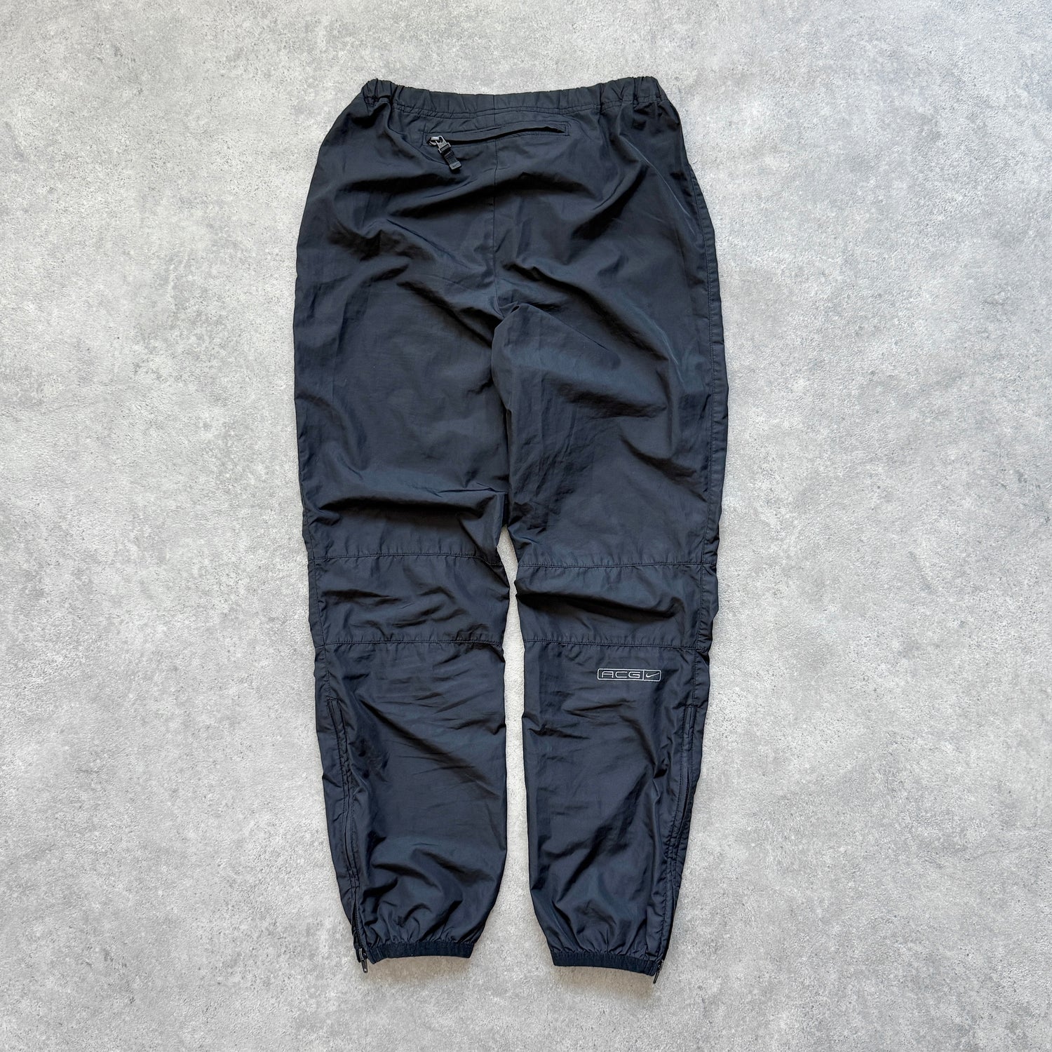 Nike ACG 2000s technical nylon parachute trousers (S)