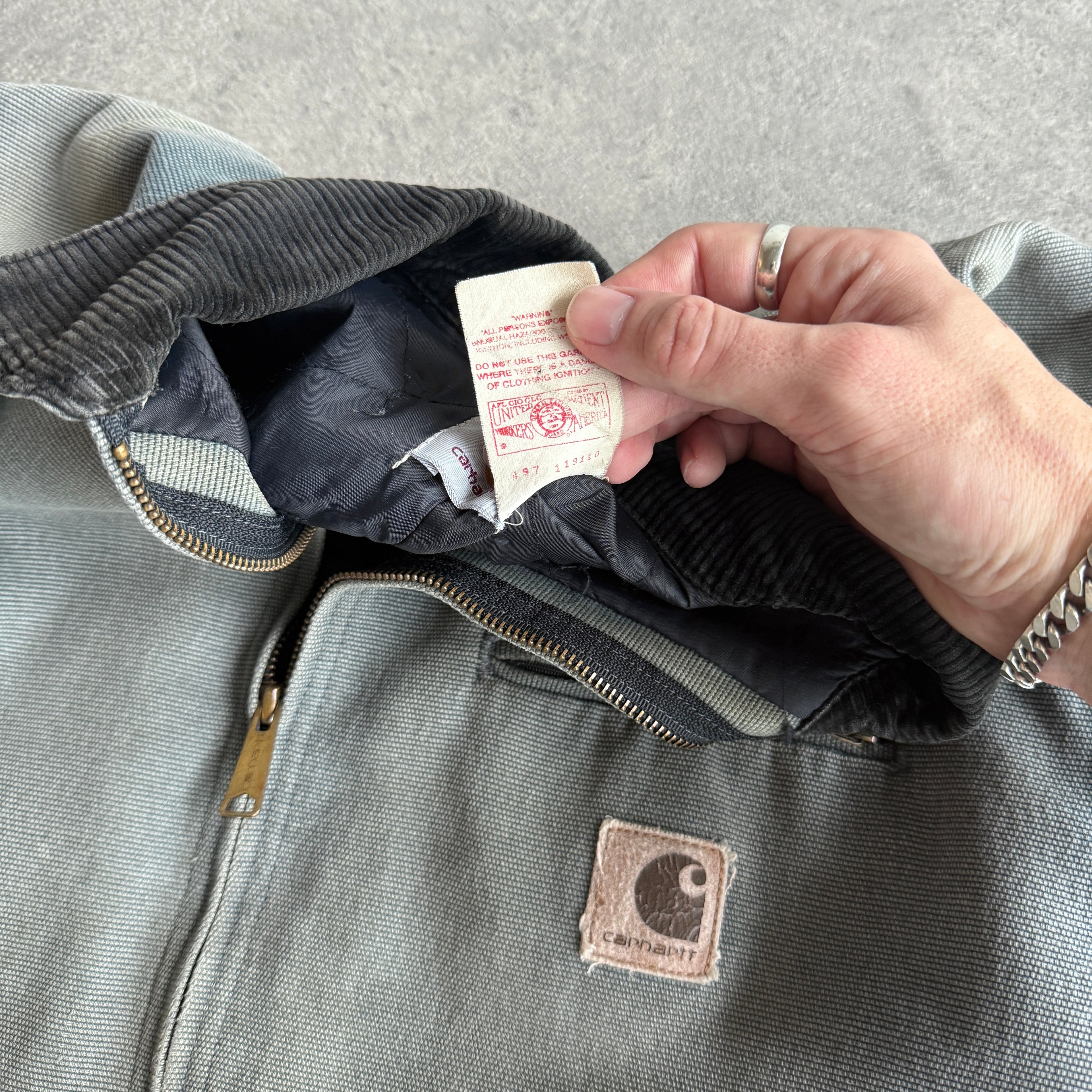 Carhartt RARE 1997 heavyweight distressed Detroit jacket (XL)