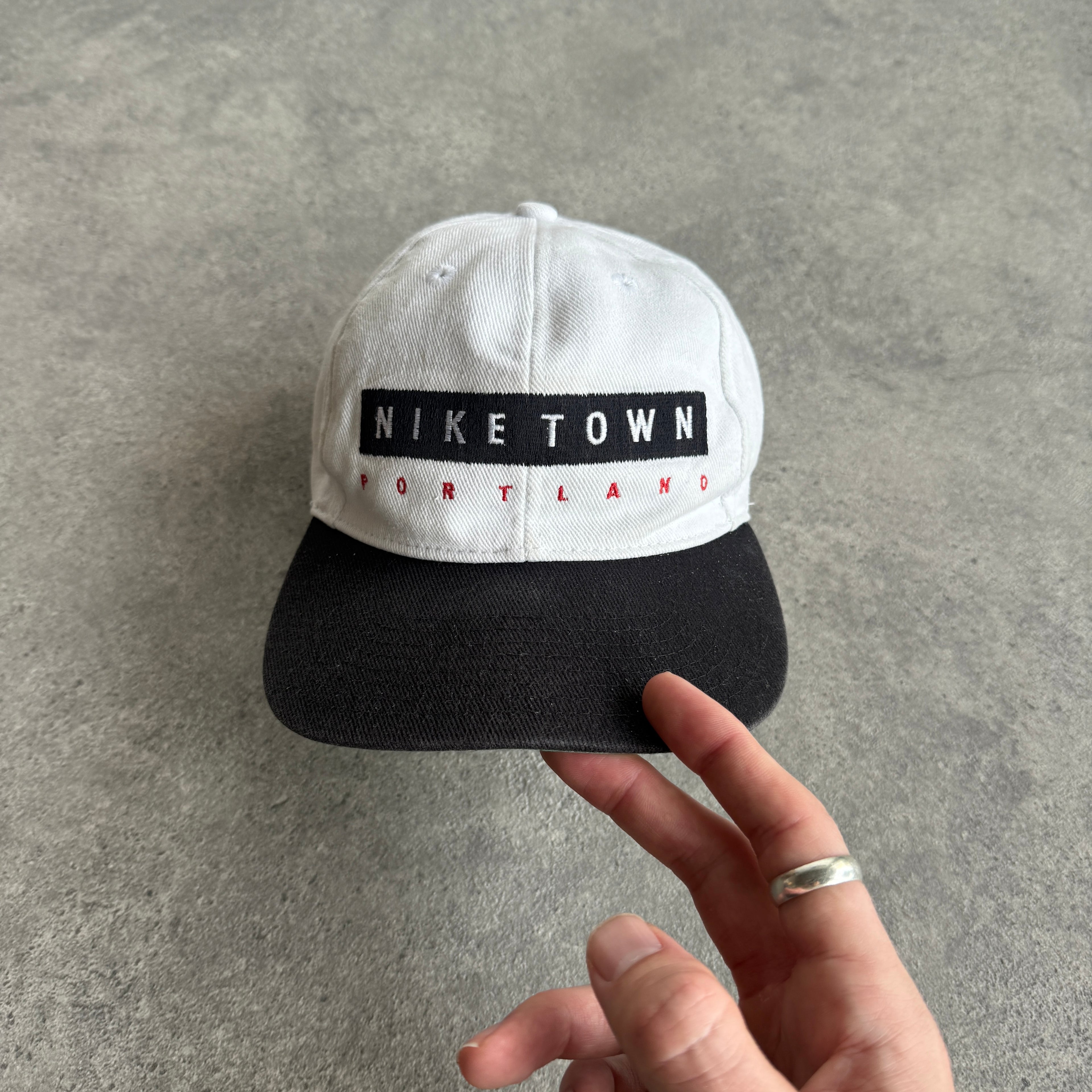 Nike Town RARE 1991 spellout embroidered cap
