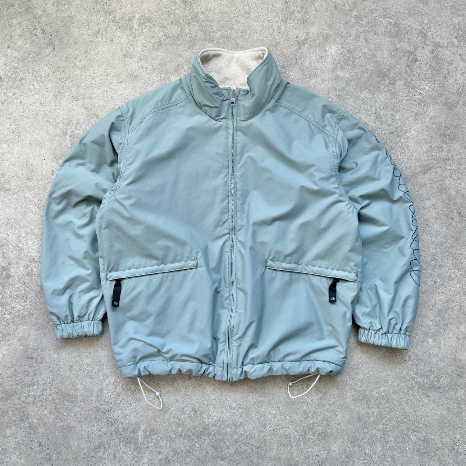 Nike ACG RARE 2000s reversible heavyweight Storm Clad fleece jacket (XL)