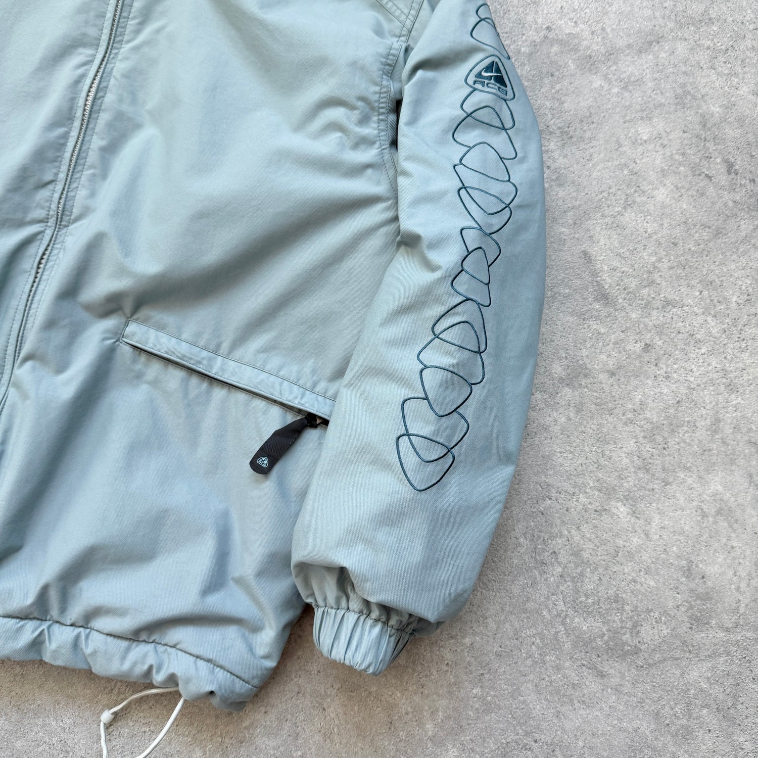 Nike ACG RARE 2000s reversible heavyweight Storm Clad fleece jacket (XL)