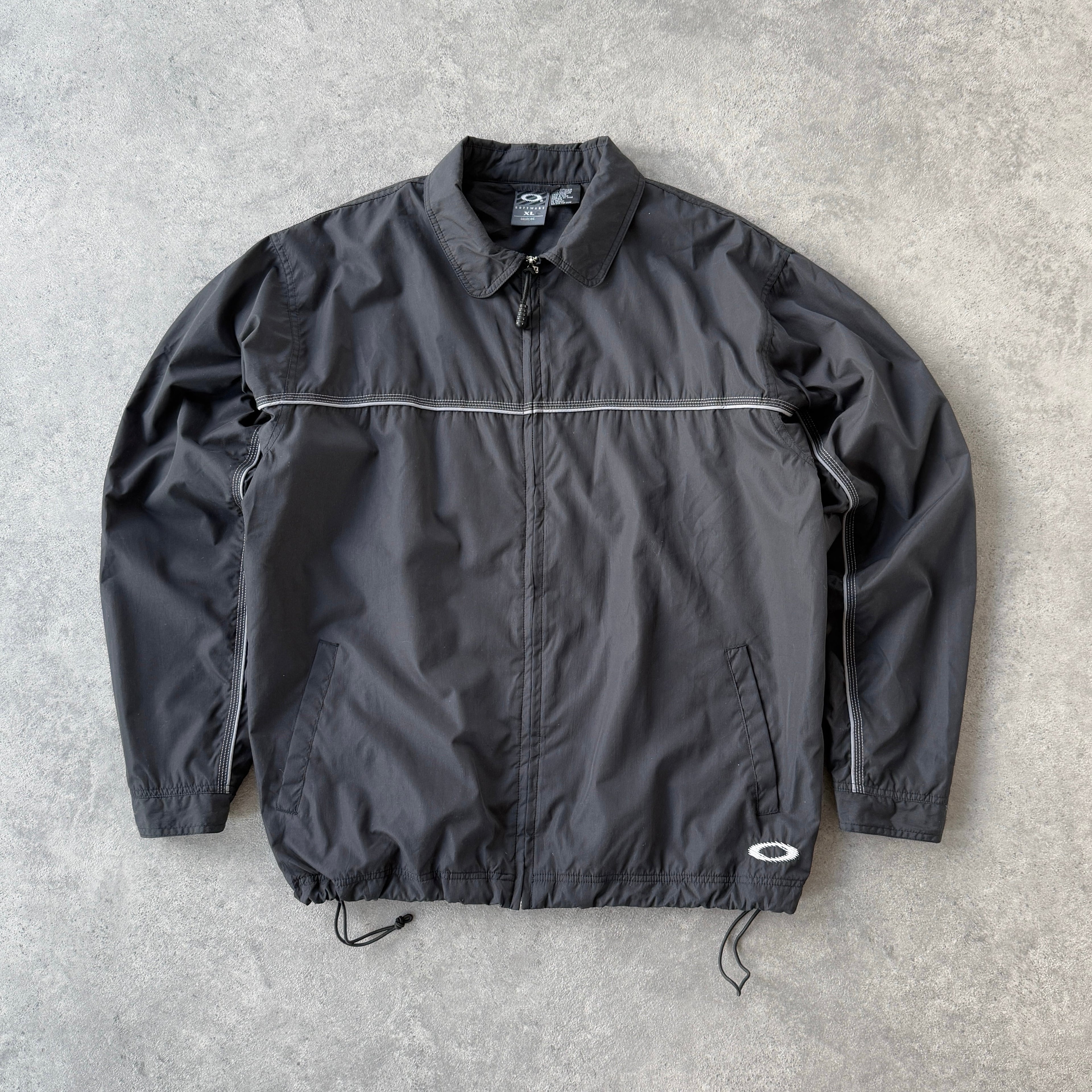 Oakley Software 2000s technical nylon Harrington jacket (XL)