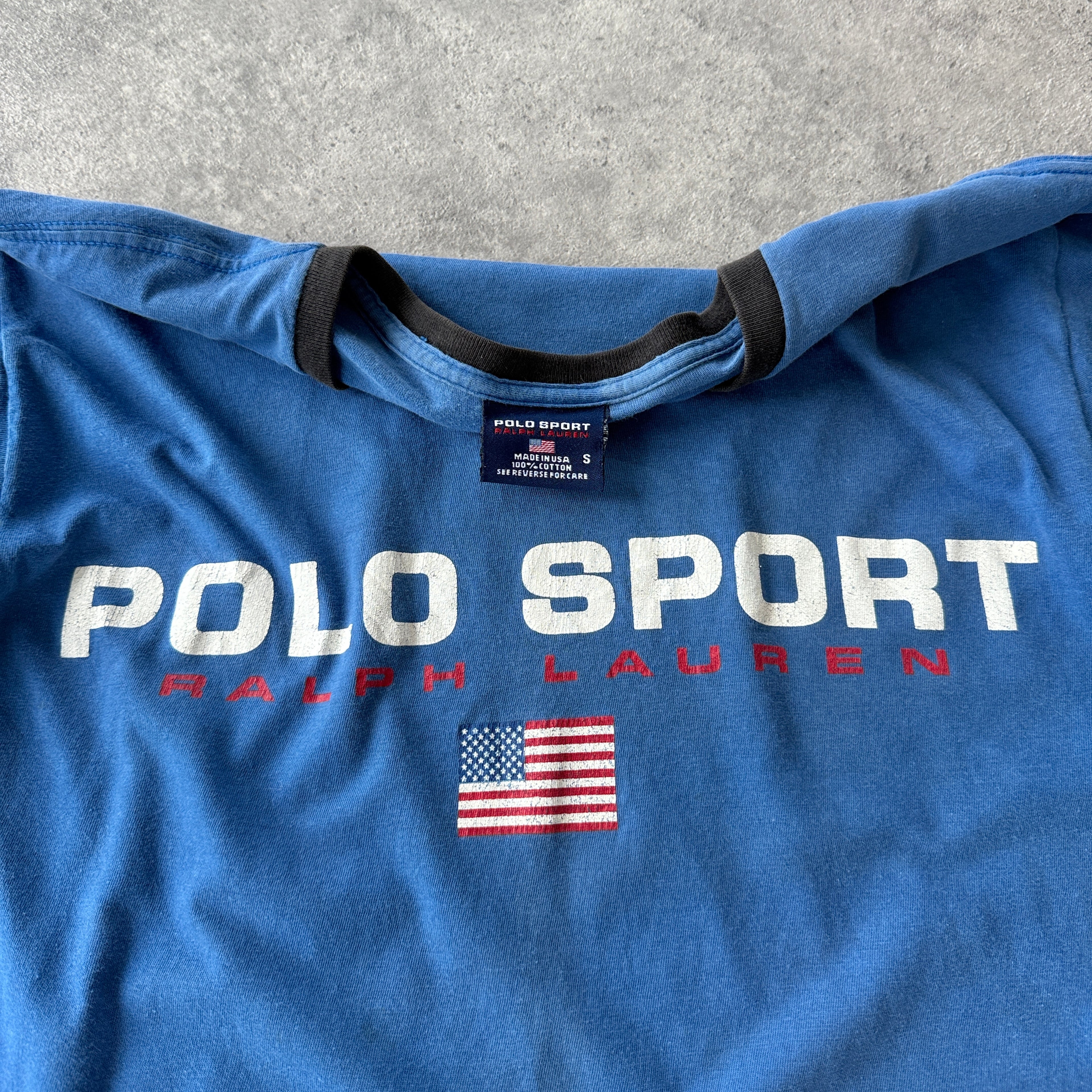 Polo Sport Ralph Lauren 1990s spellout t-shirt (S)