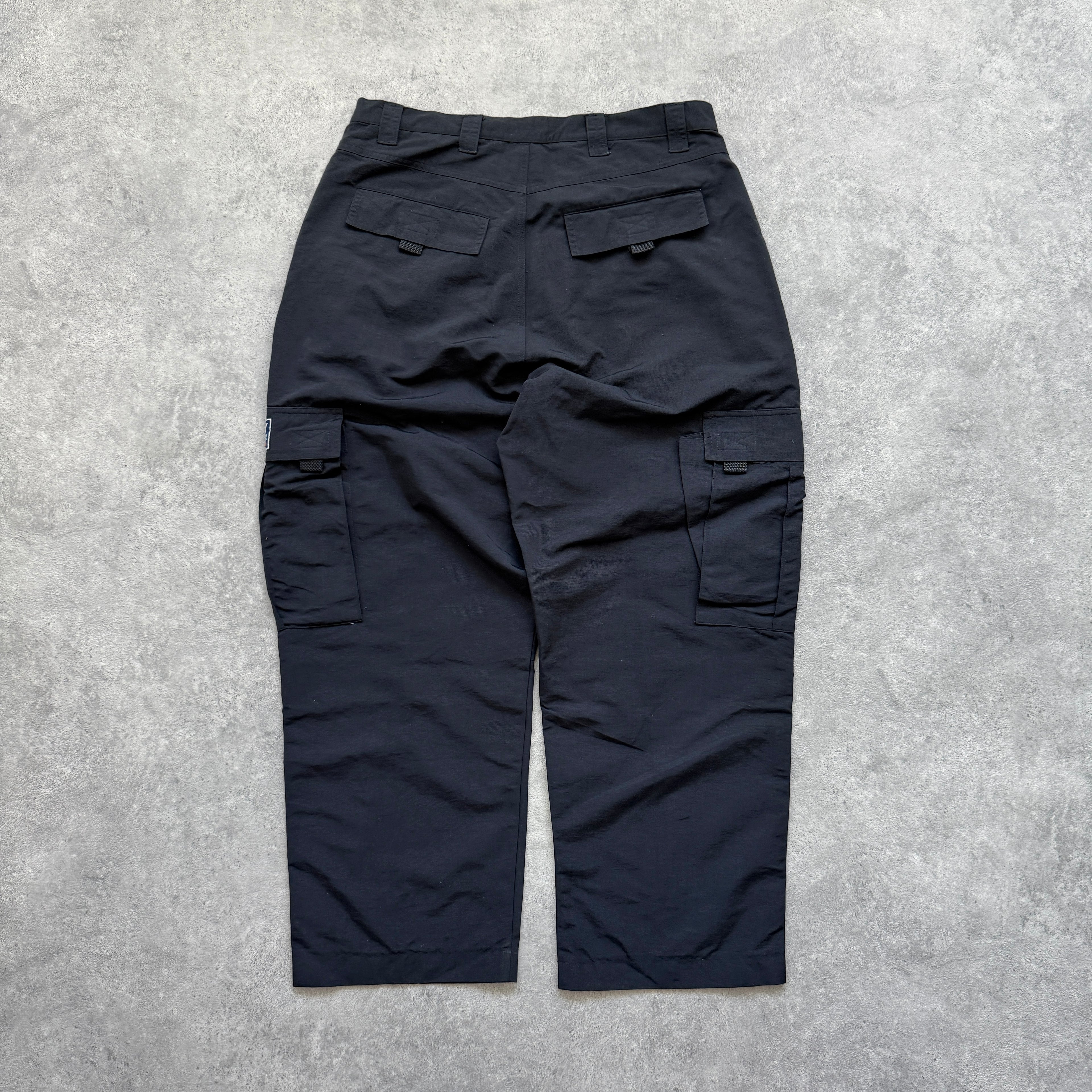Stussy Outdoor 1990s technical wide leg cargo pants (XL)