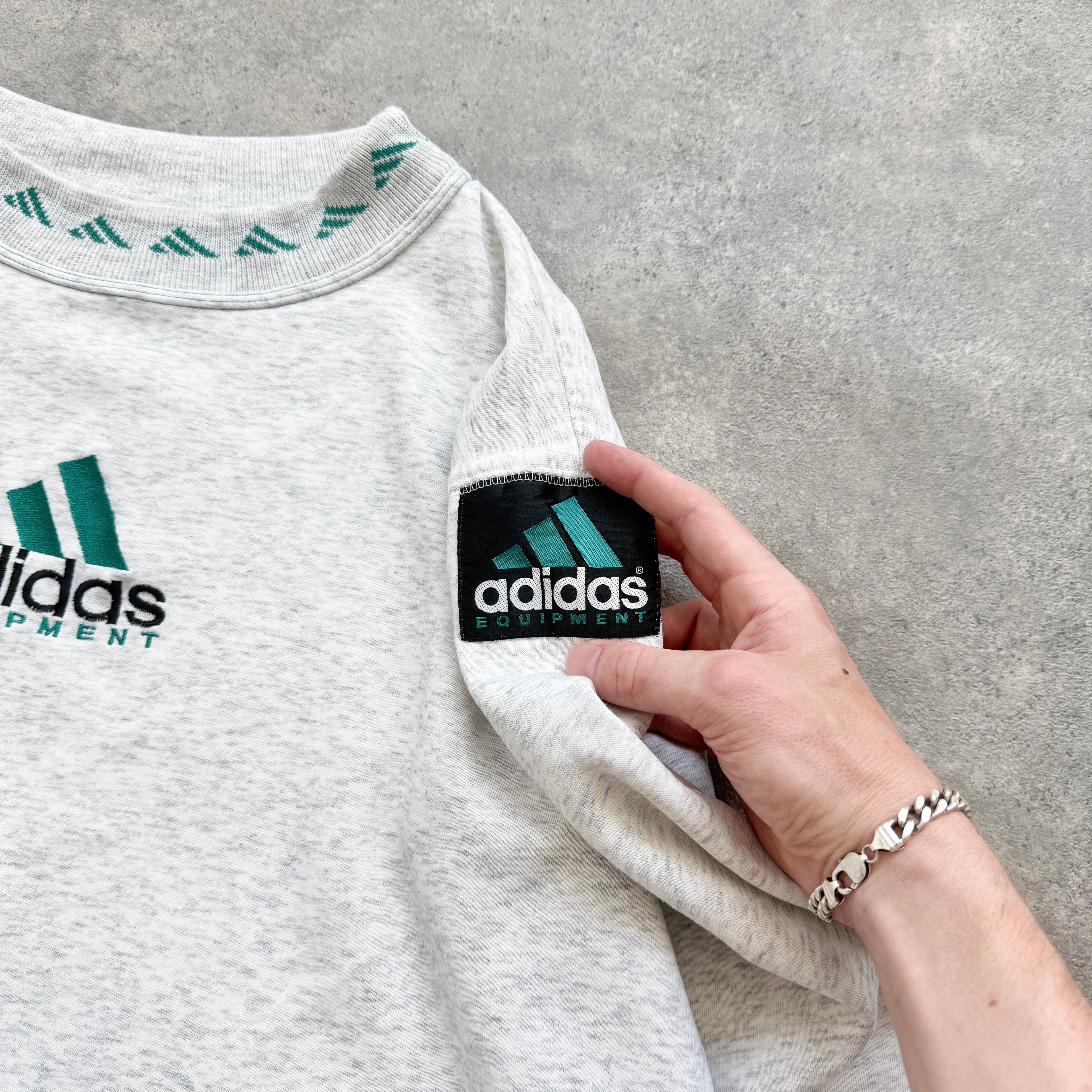 Adidas Equipment 1990s heavyweight embroidered sweatshirt (XL)