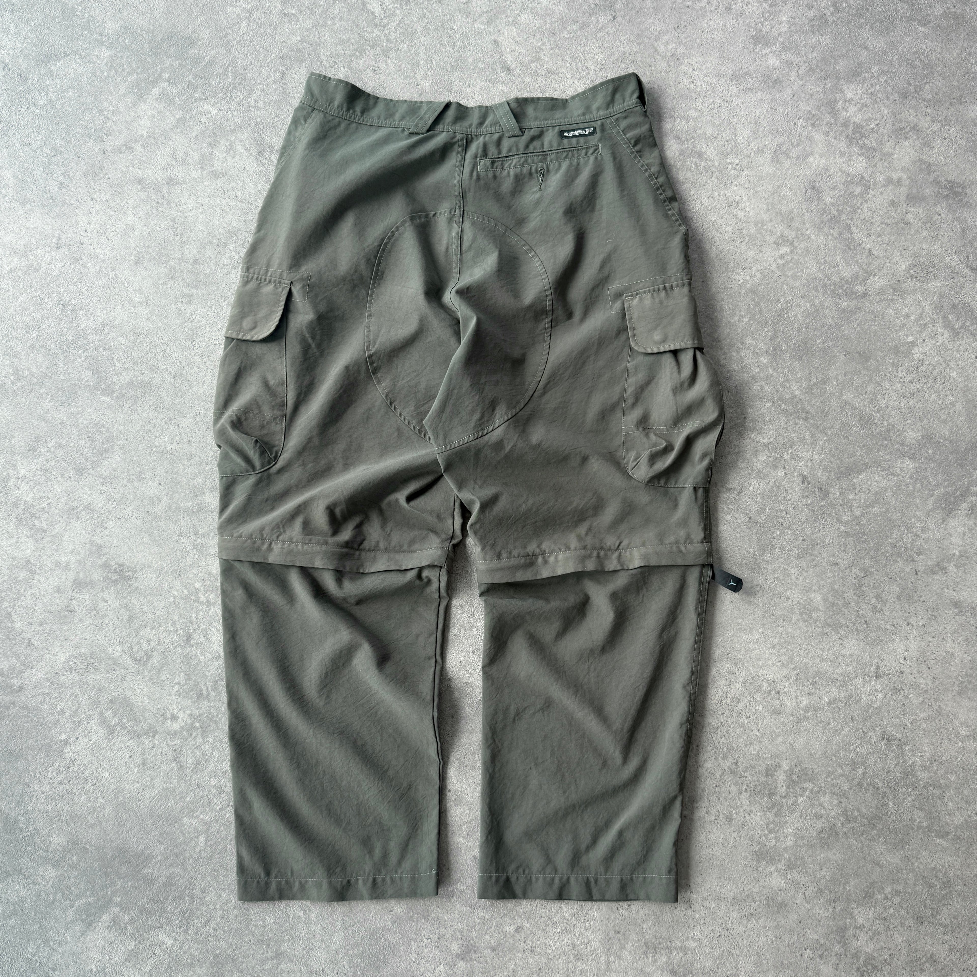 Nike ACG 2000s convertible technical cargo trousers (L)