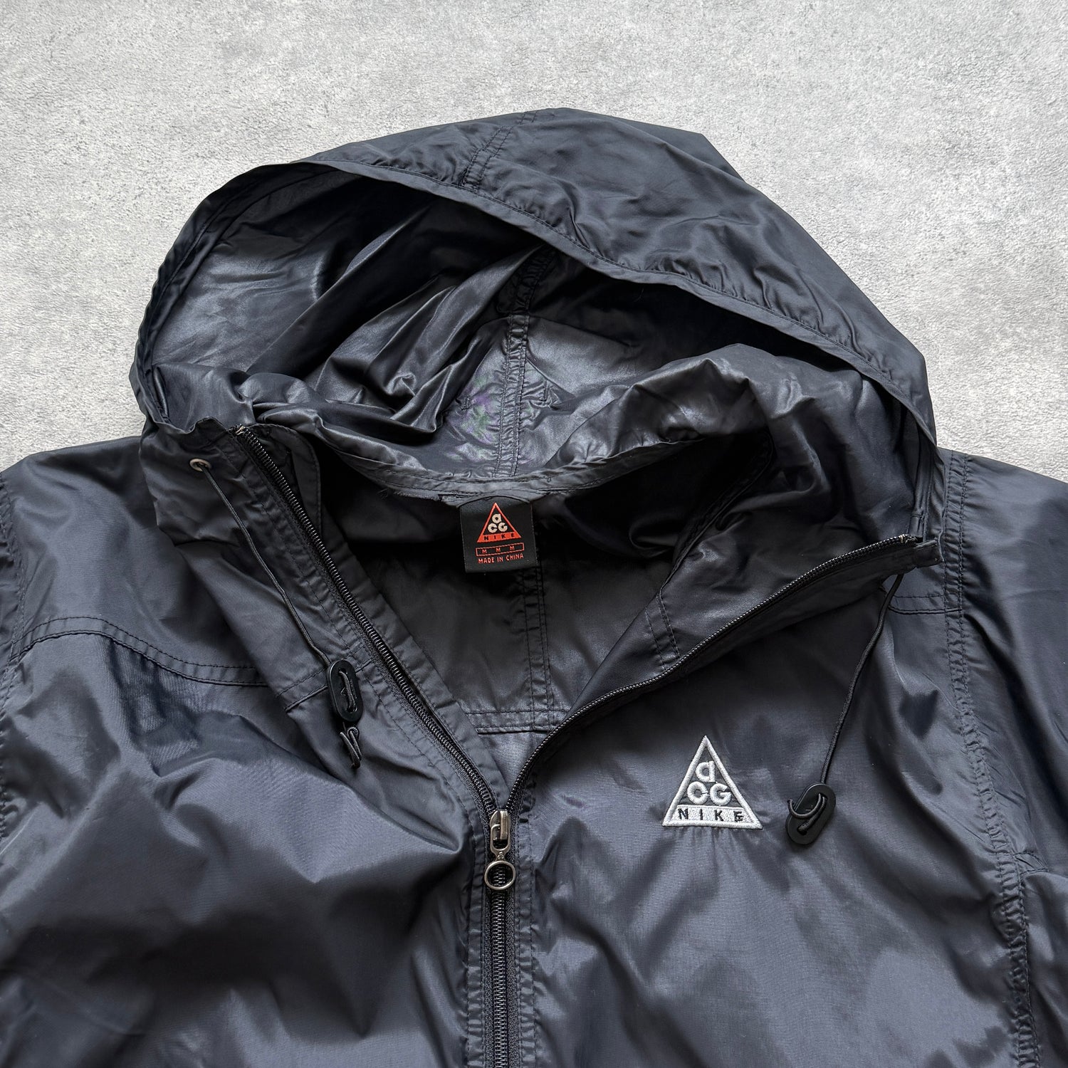 Nike ACG 1990s 1/4 zip technical lightweight shell jacket (M)