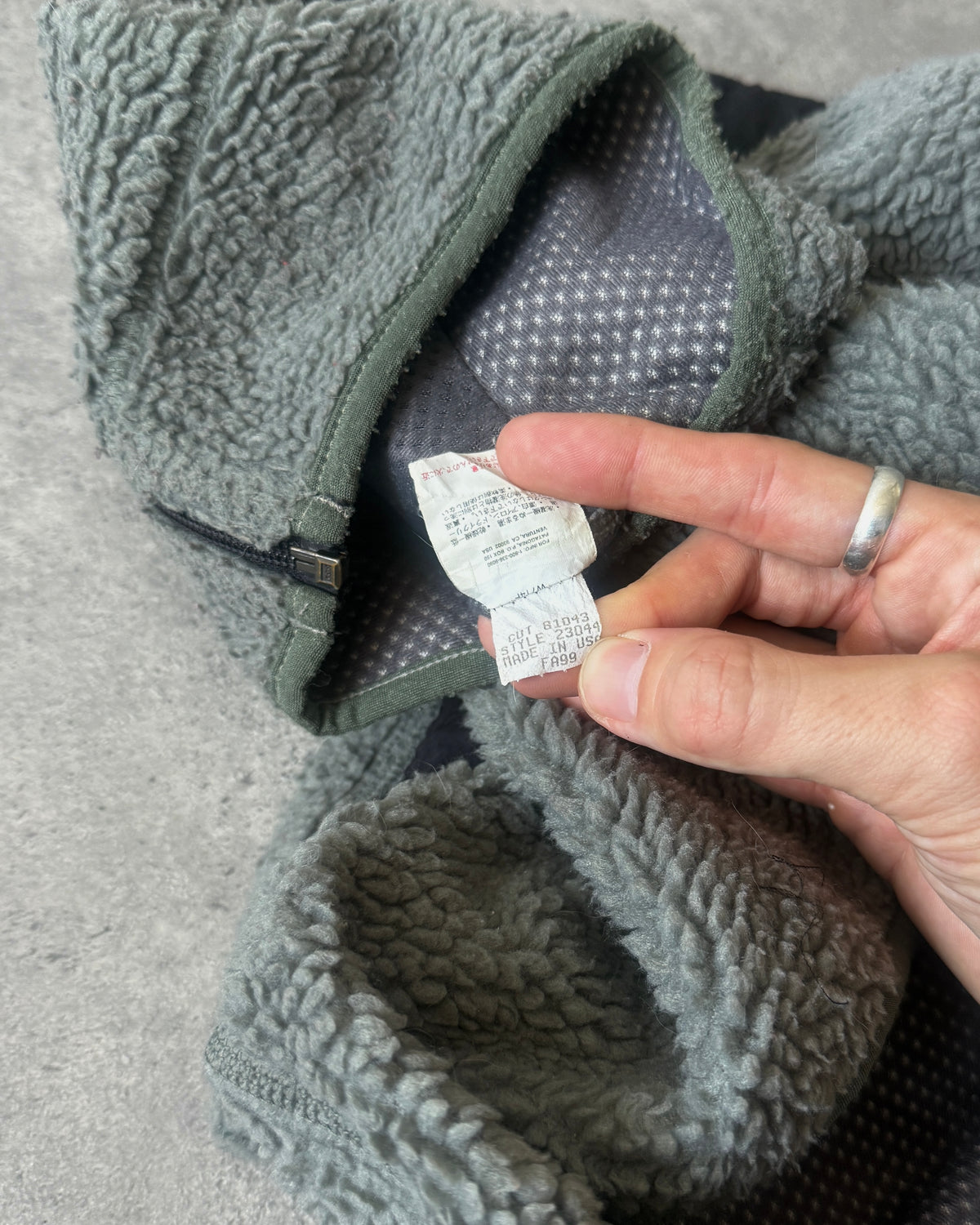 Patagonia 1999 retro-x drop pile technical fleece (l)