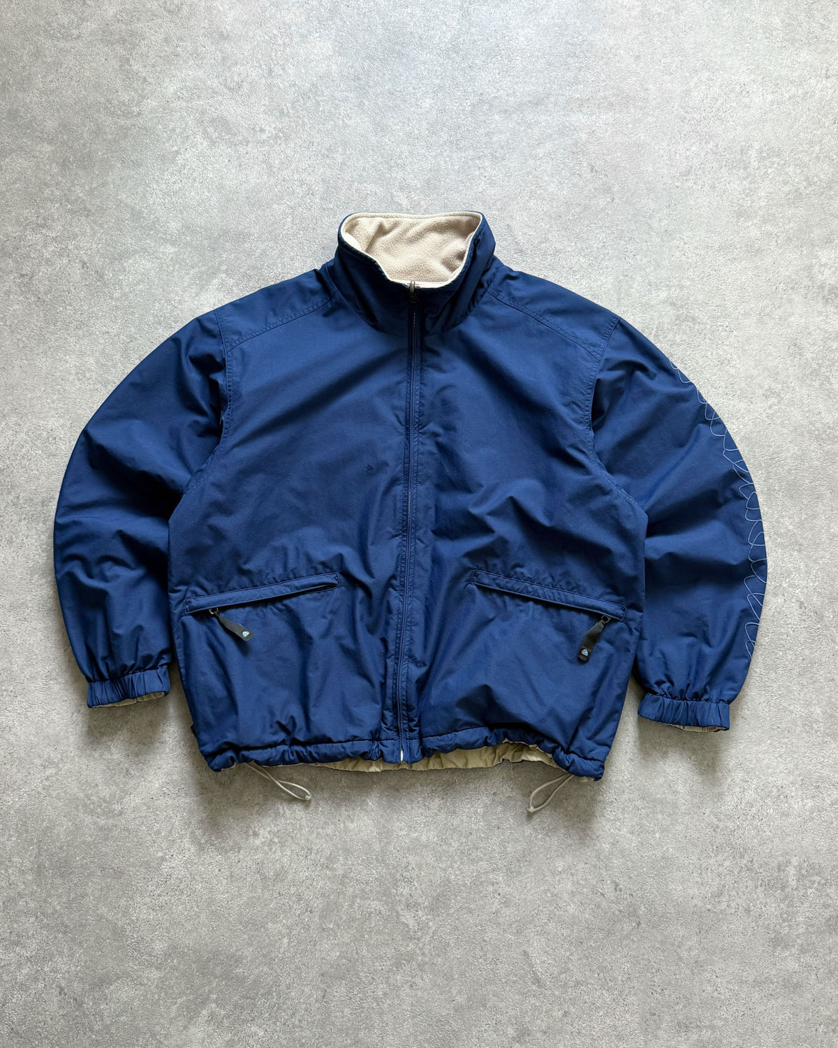 nike acg 2000s reversible heavyweight storm clad fleece jacket (l)