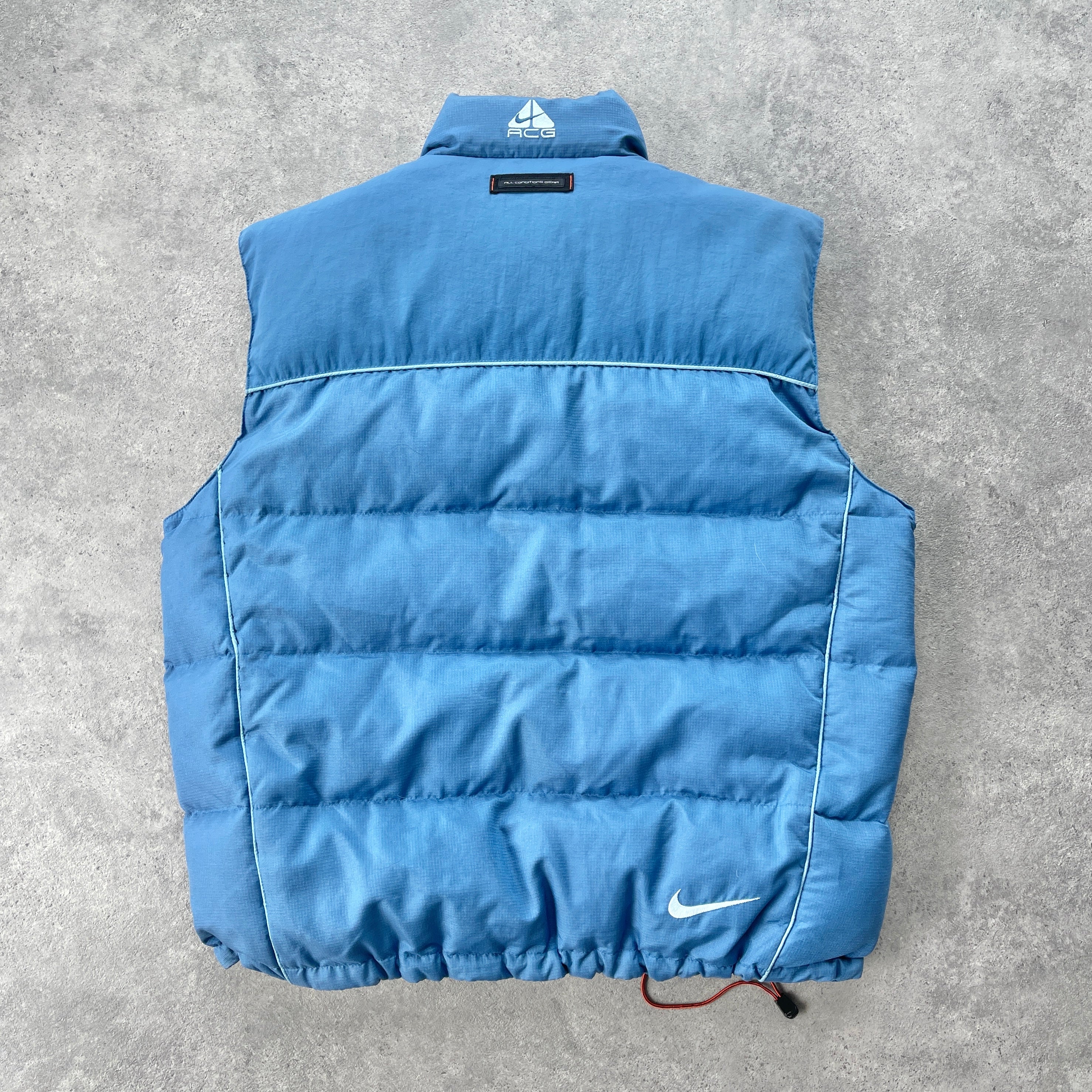 Nike ACG 1990s heavyweight down fill puffer gilet (XL)
