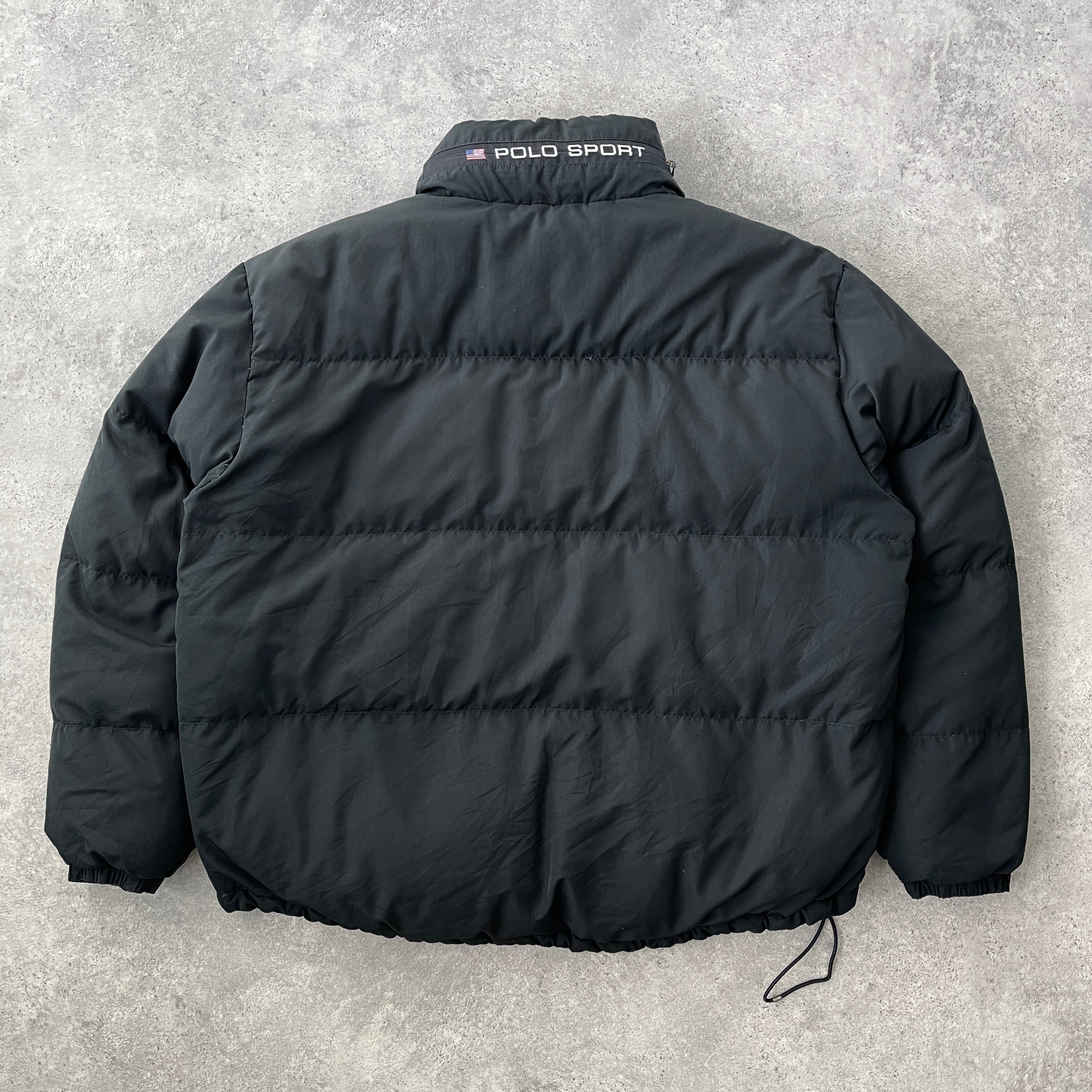 Polo Sport Ralph Lauren RARE 1990s fleece lined down filled puffer jacket (M)