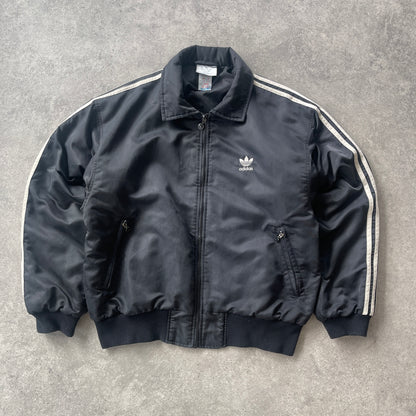 Adidas RARE 1990s padded embroidered bomber jacket (M)