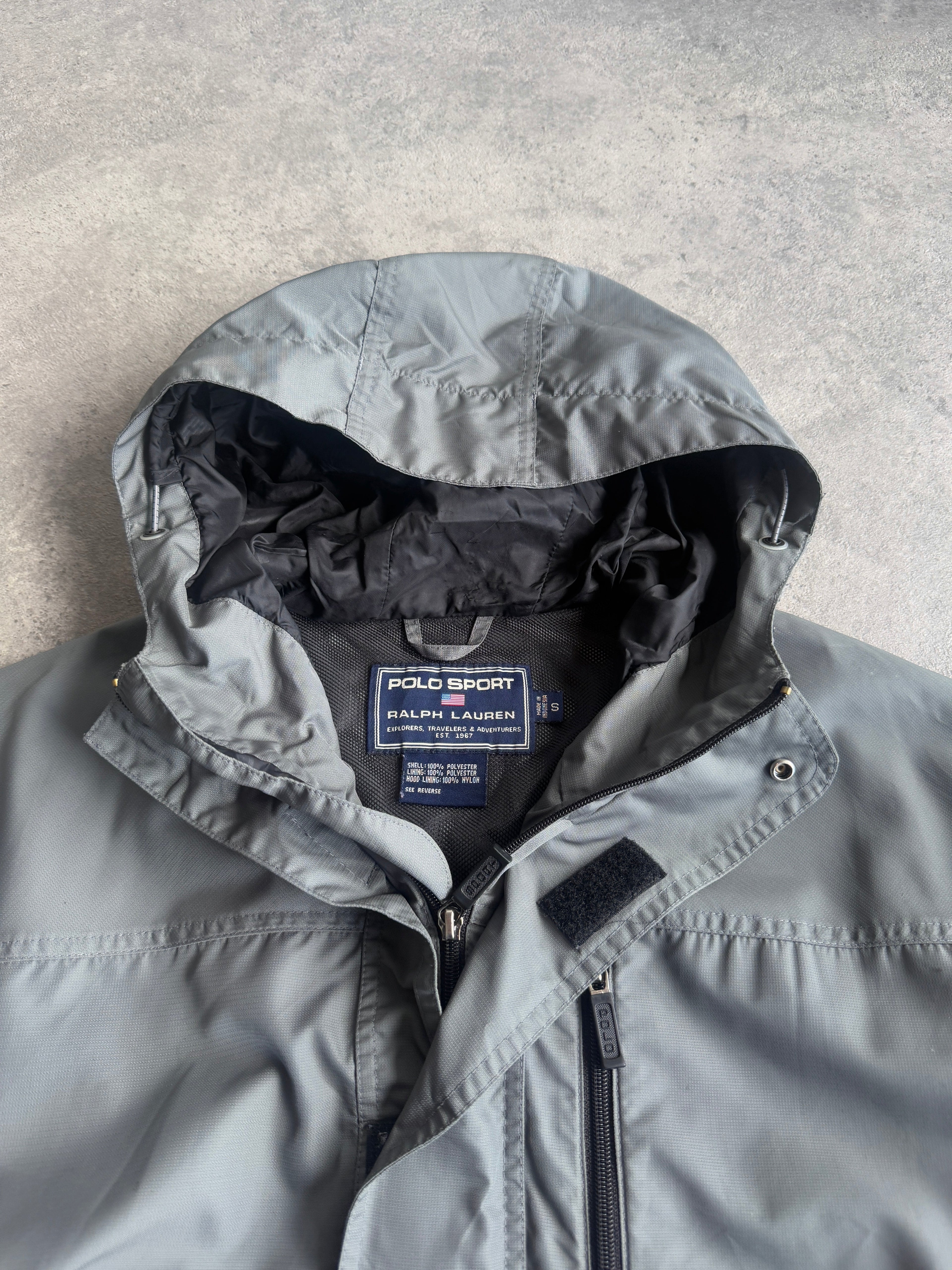 polo sport ralph lauren 1990s technical shell jacket, hood detail