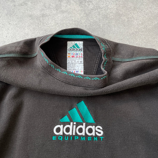 Adidas Equipment 1990s heavyweight embroidered sweatshirt (M)