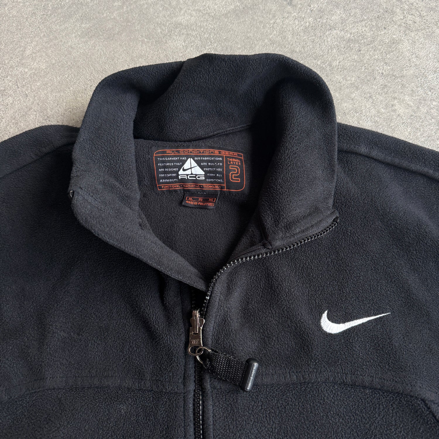 Nike ACG 1990s technical fleece vest jacket (XL)