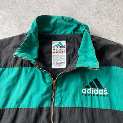 Adidas Equipment 1990s lightweight embroidered track jacket (M)