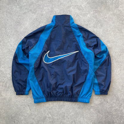 Nike Air 1990s lightweight embroidered swoosh shell jacket (M)