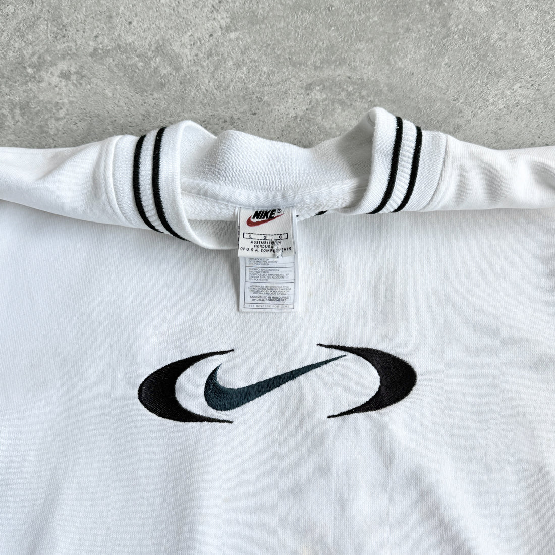 Nike 1990s heavyweight embroidered sweatshirt (L)