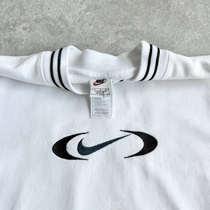 Nike 1990s heavyweight embroidered sweatshirt (L)