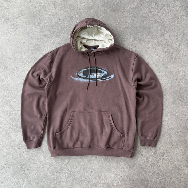 Oakley 2000s heavyweight graphic hoodie (L)