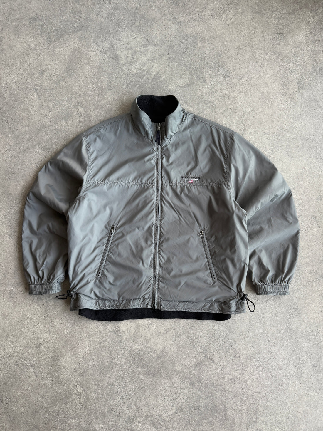 polo sport ralph lauren 1990s reversible technical fleece (xl)