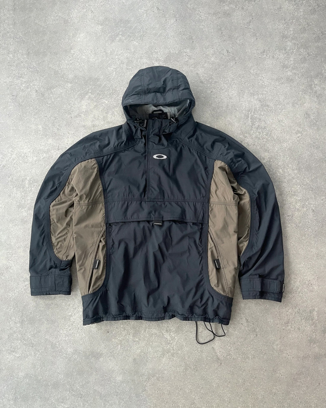 Oakley Software RARE 2000s technical 1/4 zip  shell jacket (S)