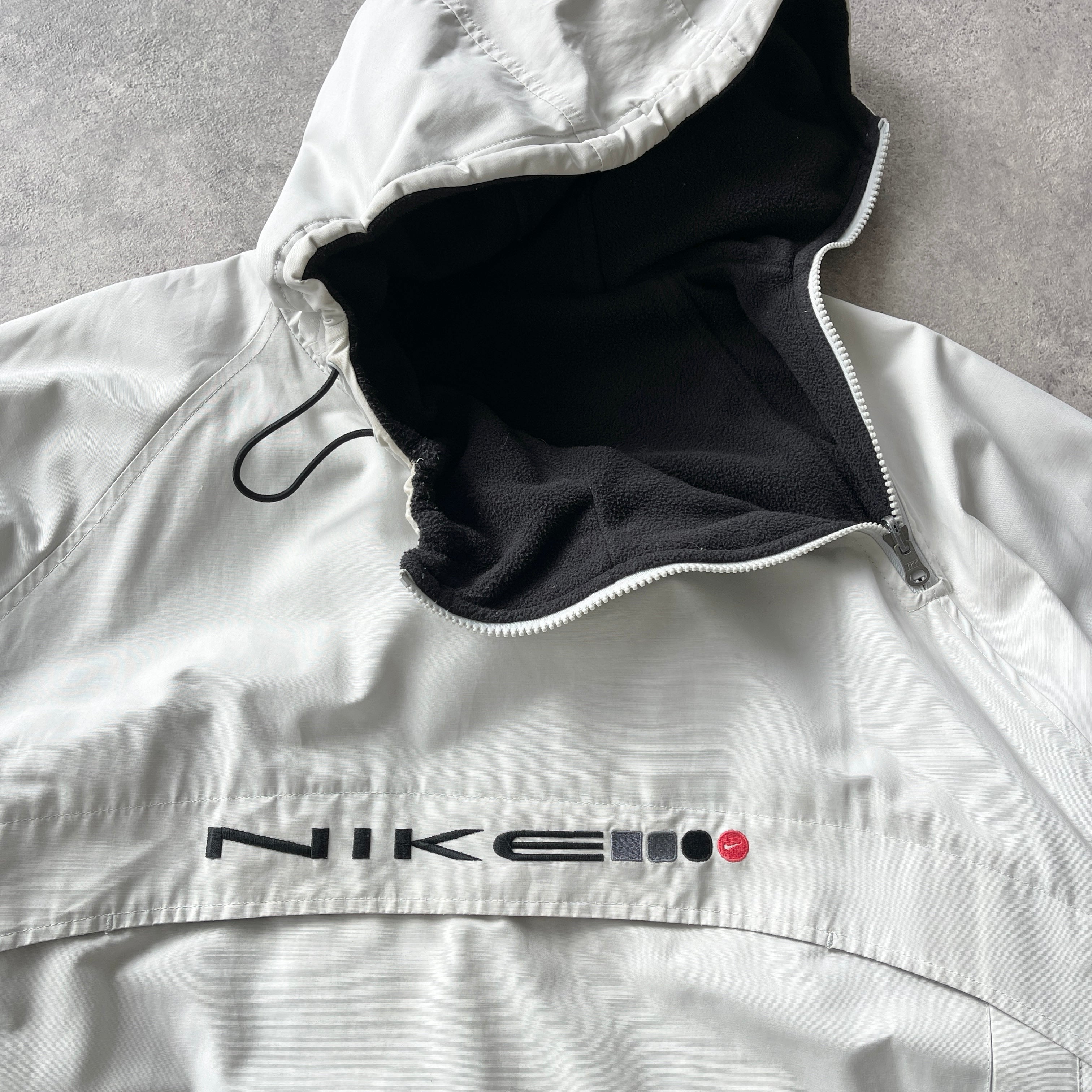 Nike RARE 2001 reversible asymmetric technical fleece pullover jacket (L)