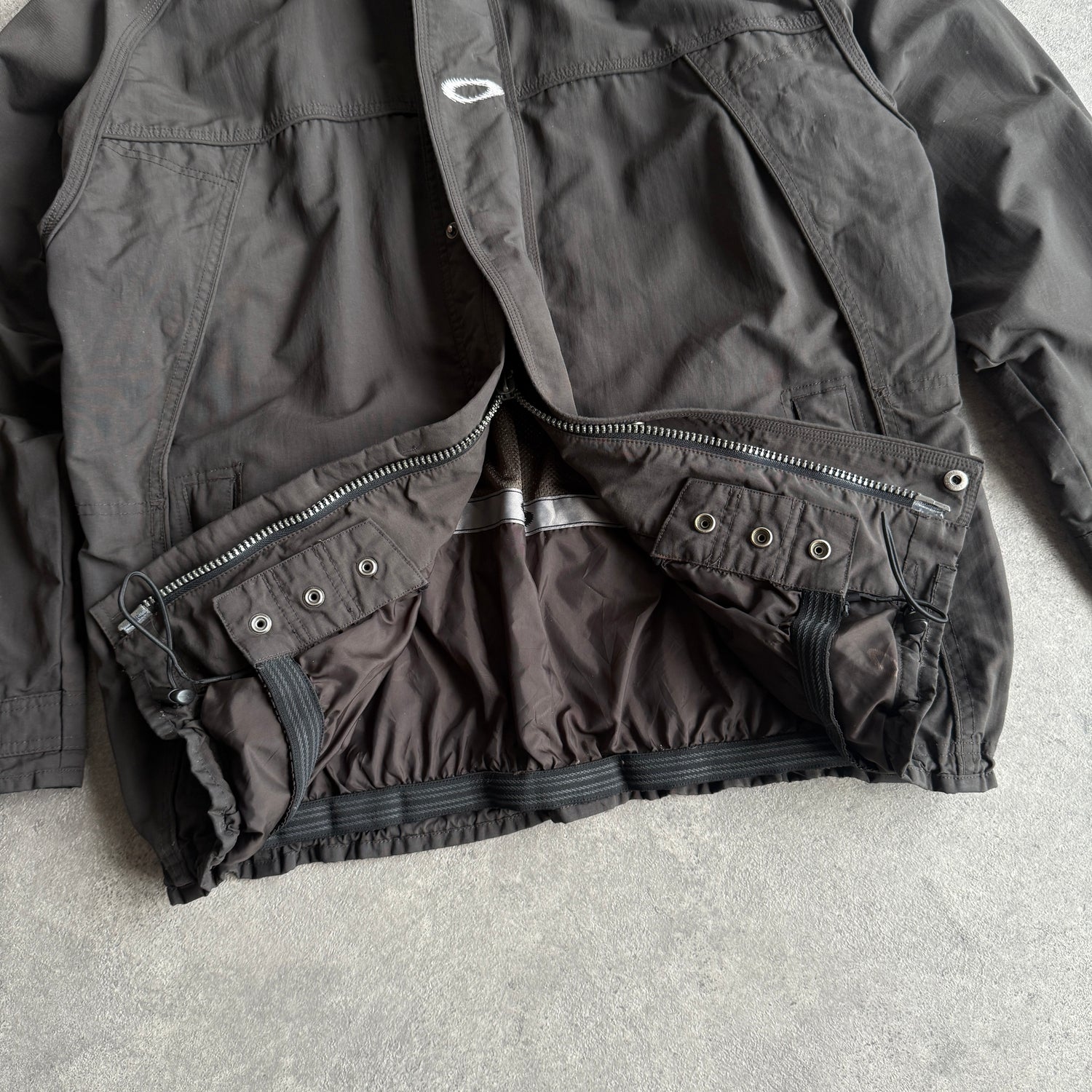 Oakley Software RARE 2000s heavyweight waterproof technical jacket (L)