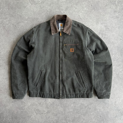 Carhartt RARE 2004 J97 MOS heavyweight blanket lined Detroit jacket (L)