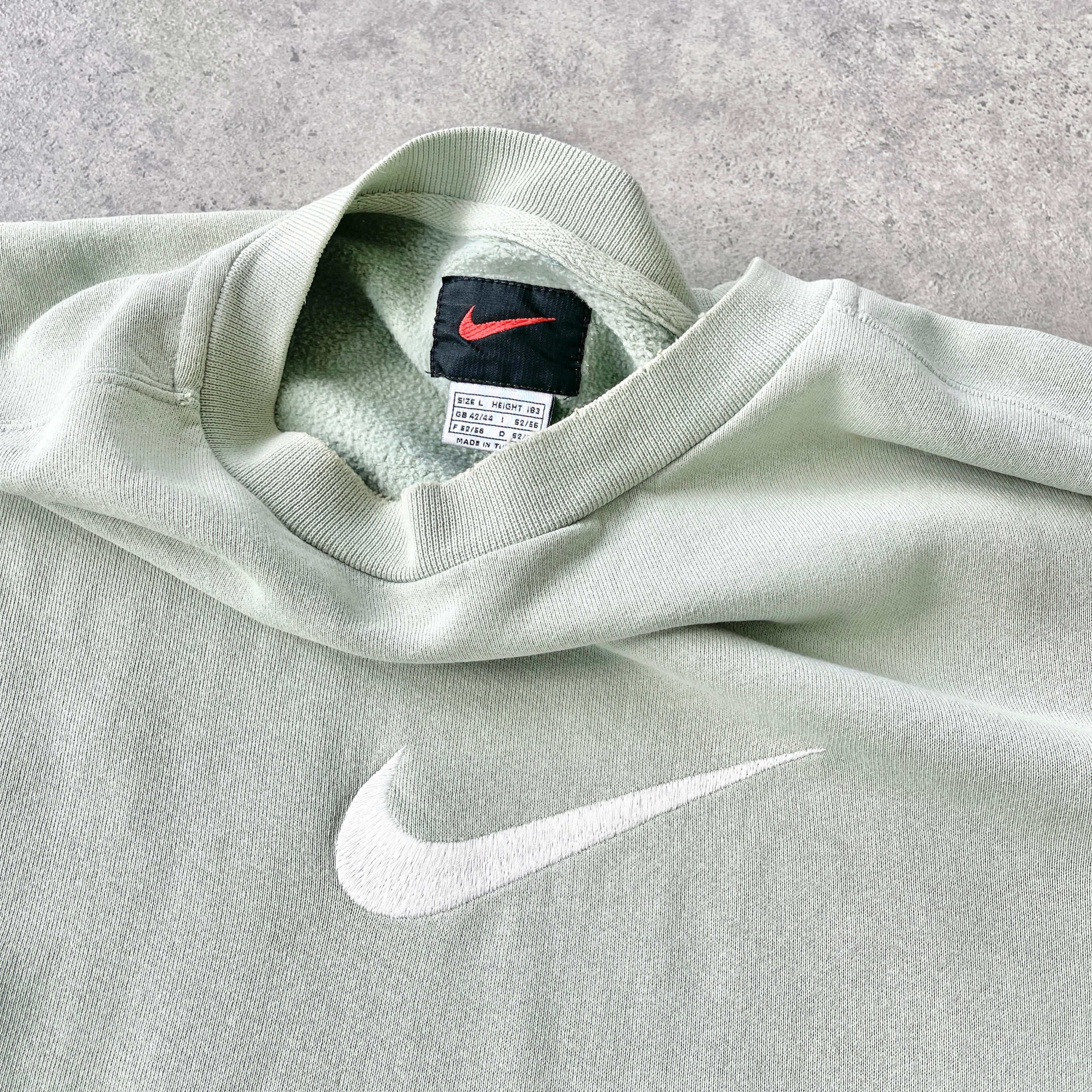 Nike RARE 1990s heavyweight embroidered sweatshirt (L)