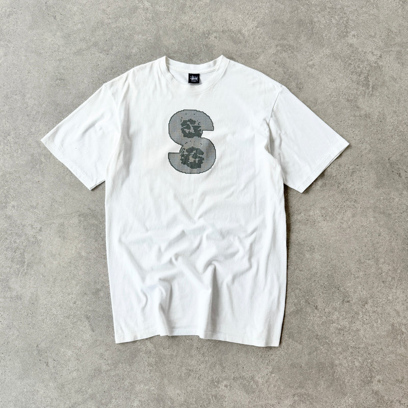 Stussy 1990s single stitch heavyweight script t-shirt (L)